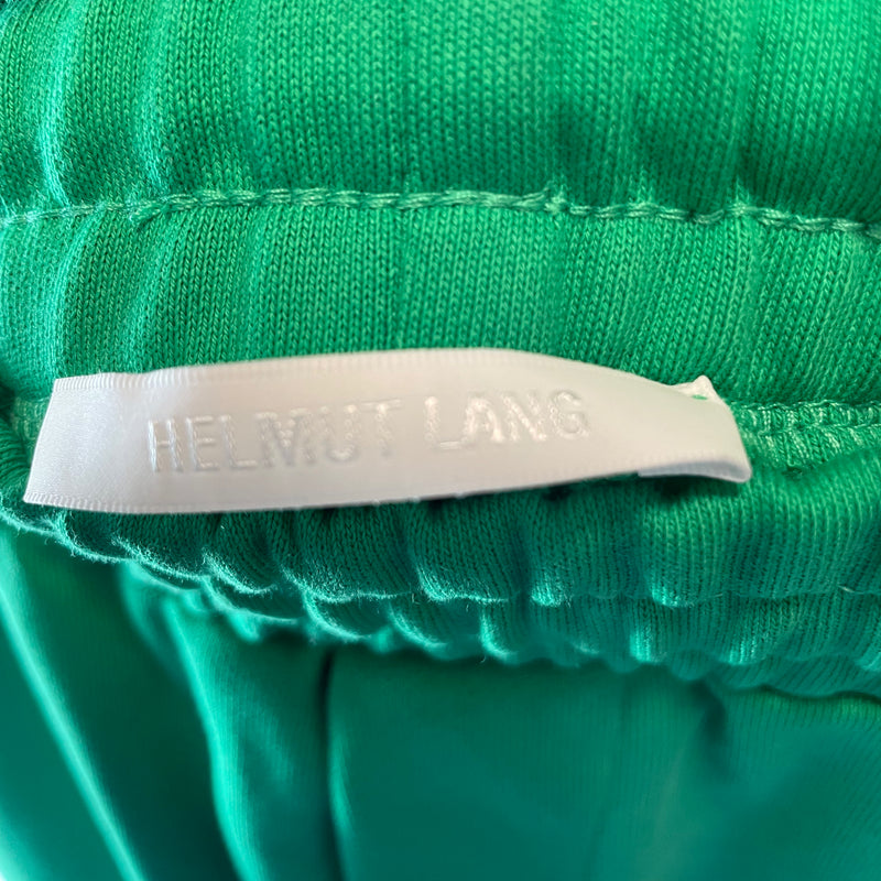 Helmut Lang/Bottoms/M/Cotton/GRN/black lettering
