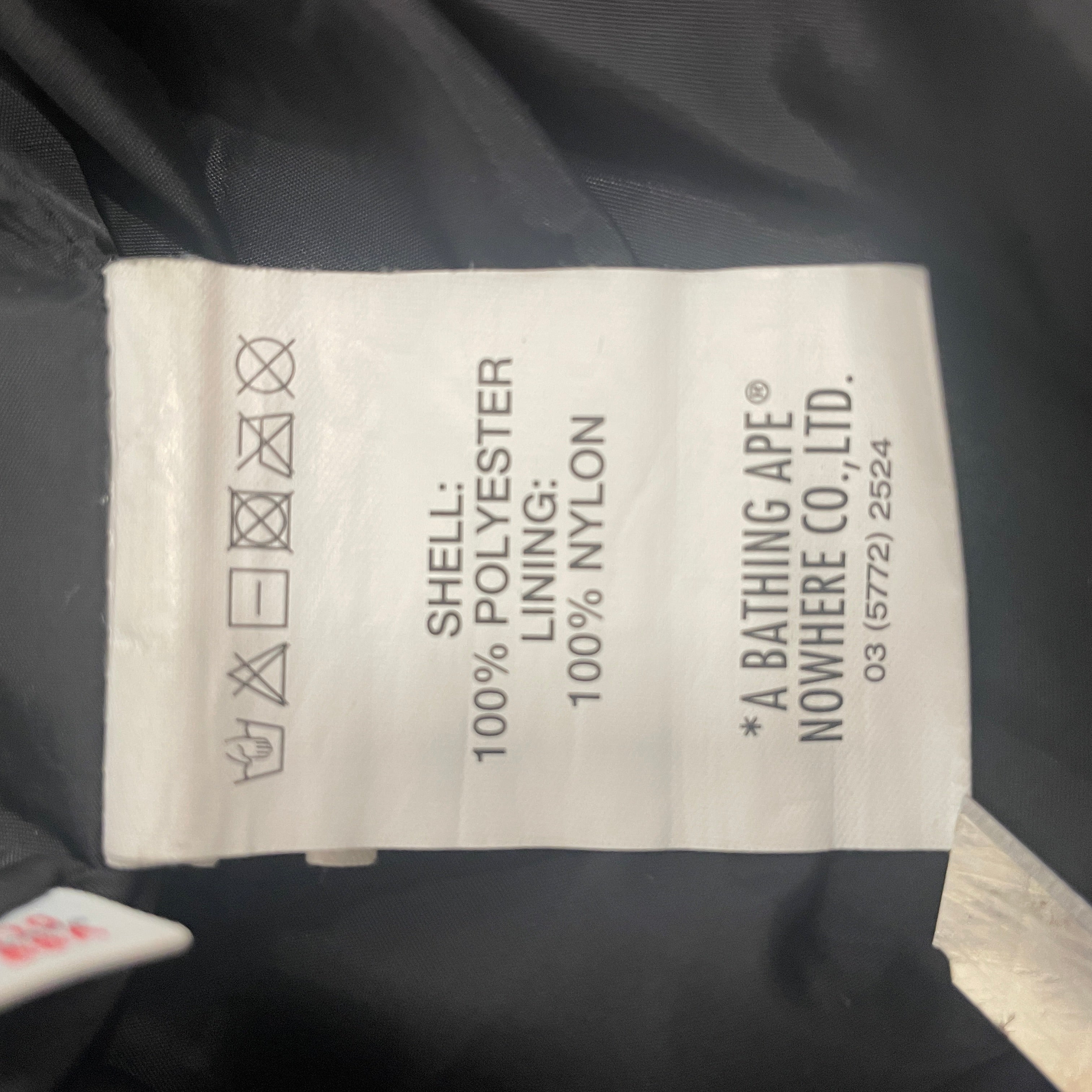 AAPE BY A BATHING APE/Windbreaker/S/Nylon/BLK/All Over Print/lightning pattern view 4