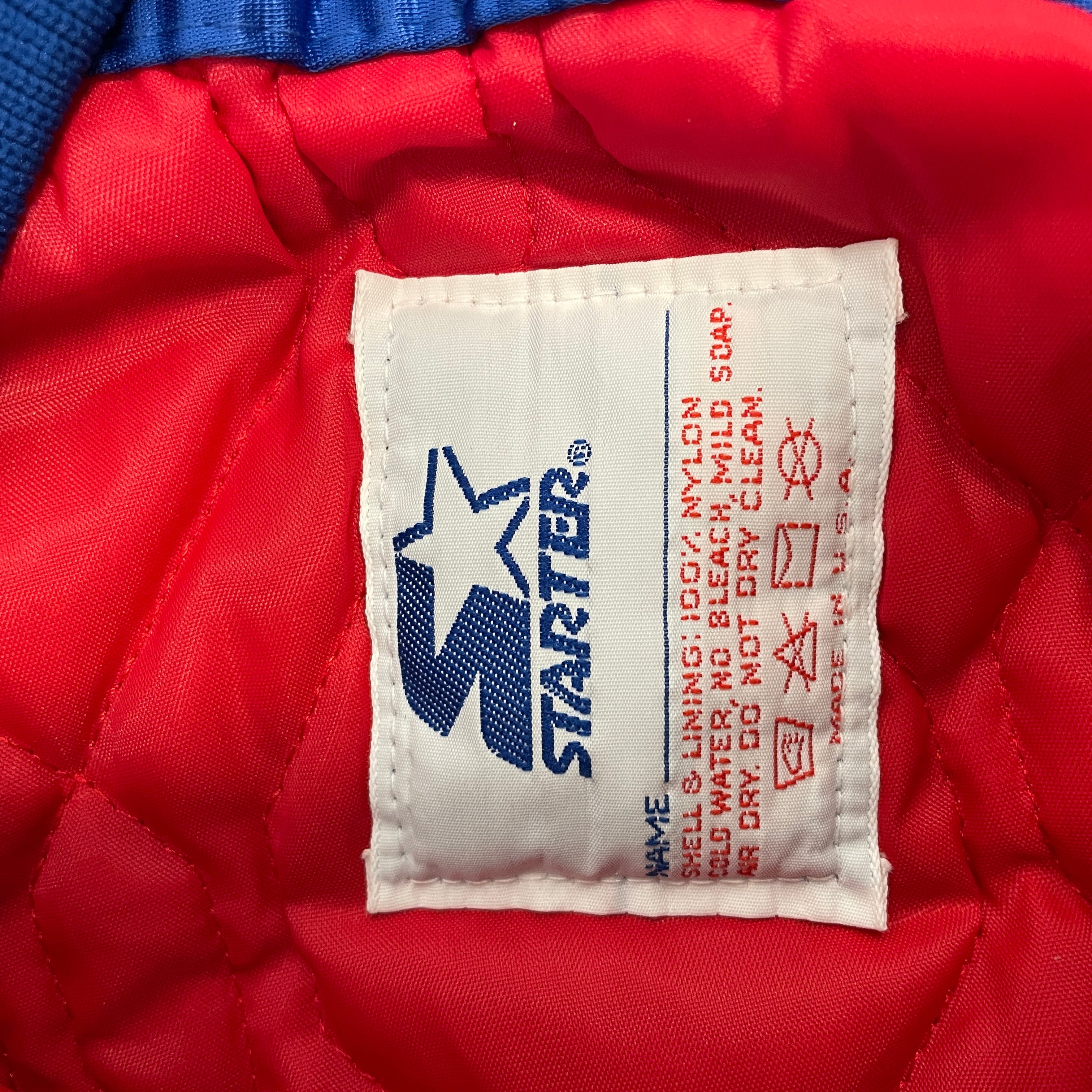 STARTER/Baseball Jkt/M/Nylon/BLU/vintage montreal expos jkt view 4
