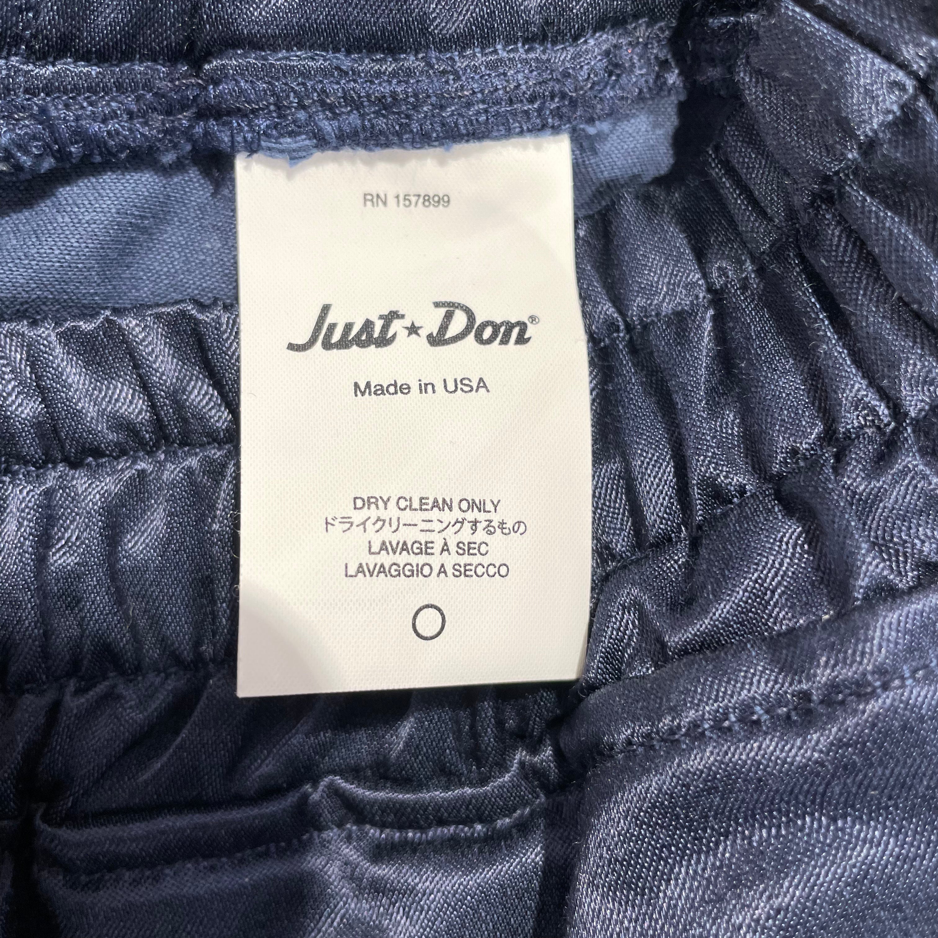 JUST DON/Pants/M/NVY/JUNGLE SATIN TEARAWAY view 4