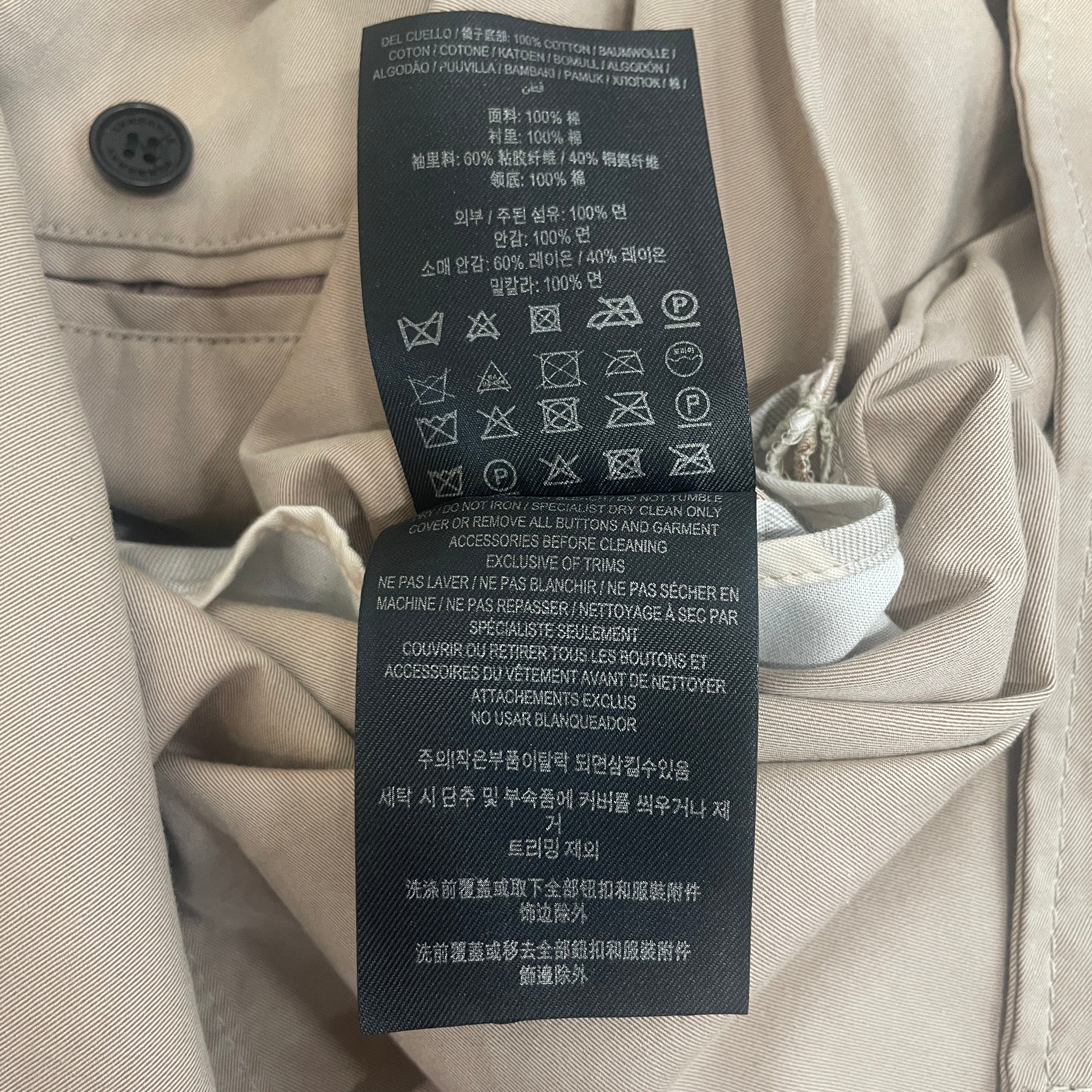 BURBERRY/Trench Coat/M/Nylon/KHK/ view 4