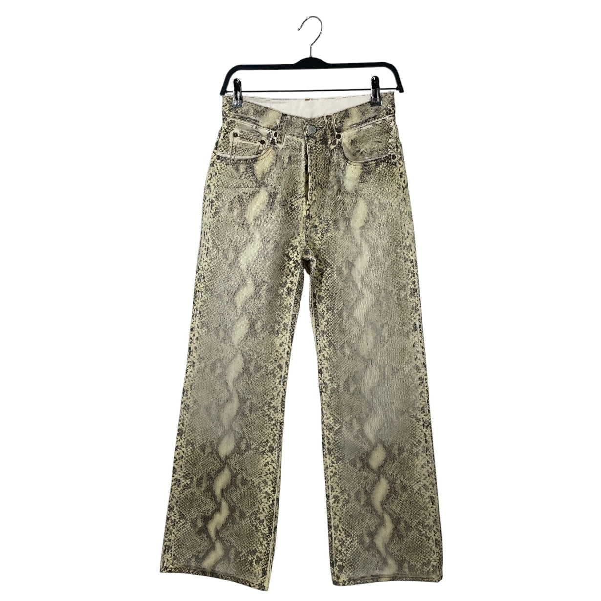 Acne Studios/Straight Pants/34/Animal Pattern/Denim/MLT/SNAKE PRINT view 1