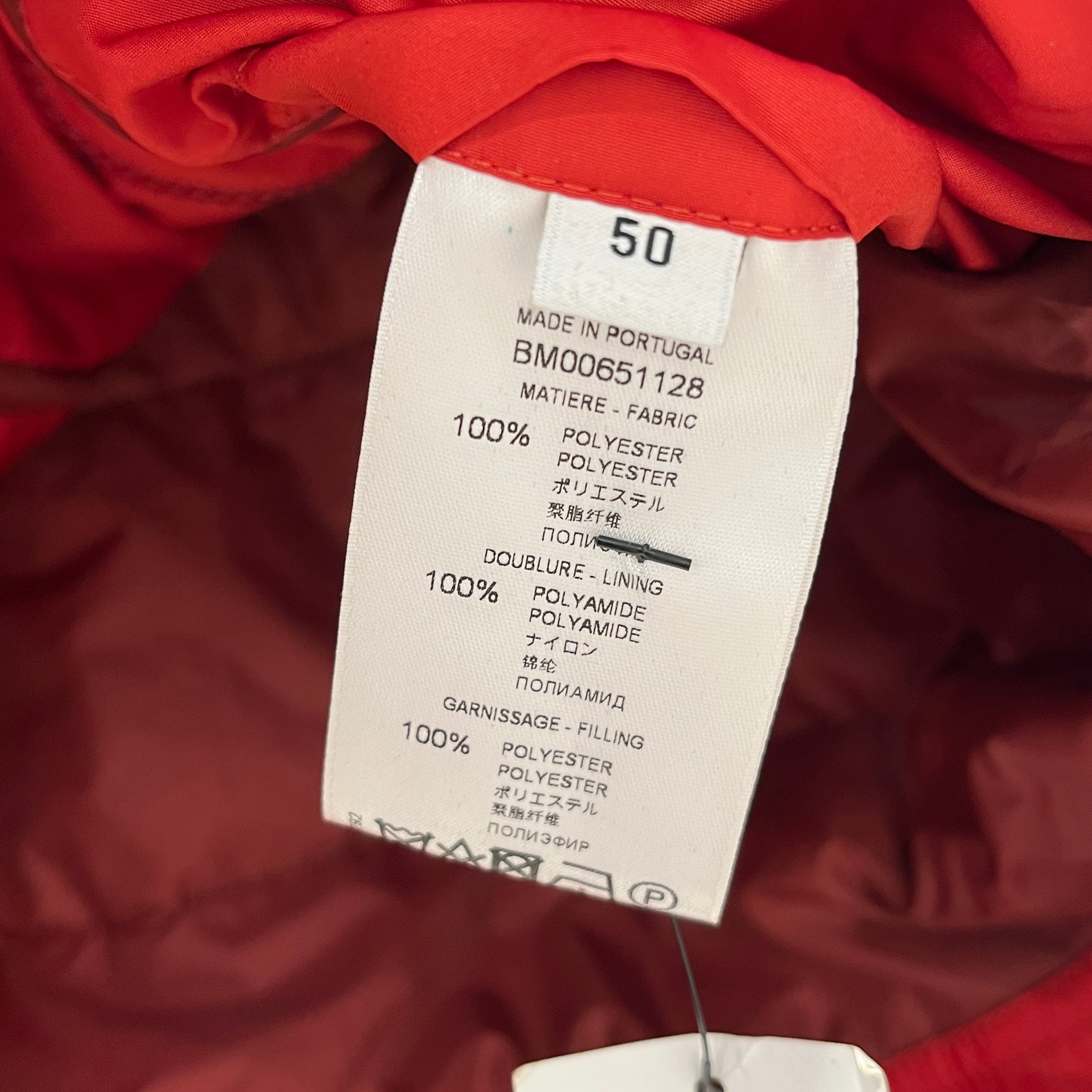 GIVENCHY/Jacket/50/Nylon/RED/trucker jacket style hood view 4