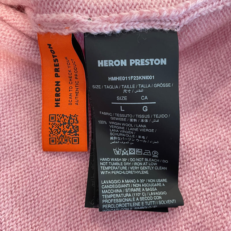 HERON PRESTON/Sweater/Cotton/PNK/