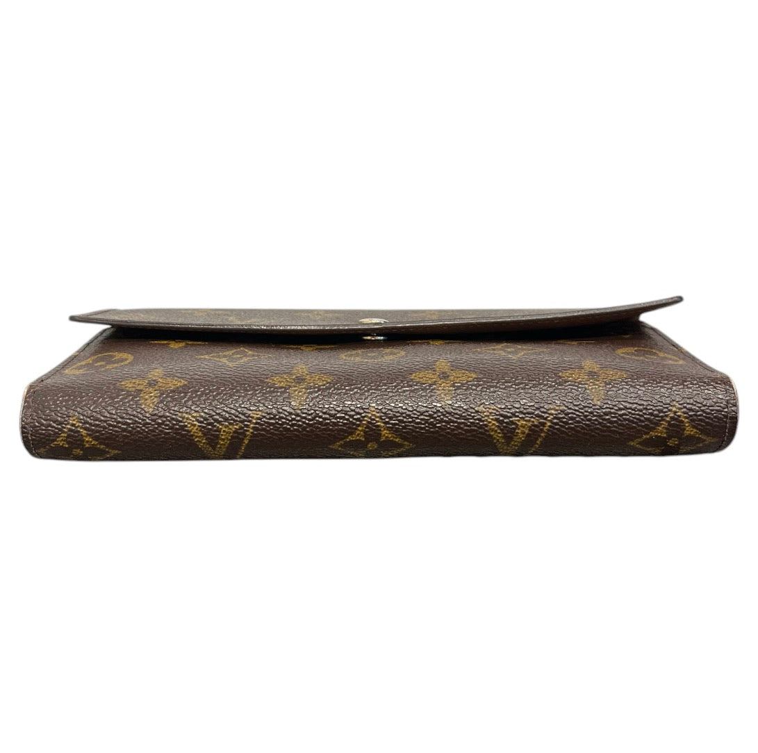 LOUIS VUITTON/Long Wallet/Monogram/Leather/BRW/LV monogram sarah wallet view 3