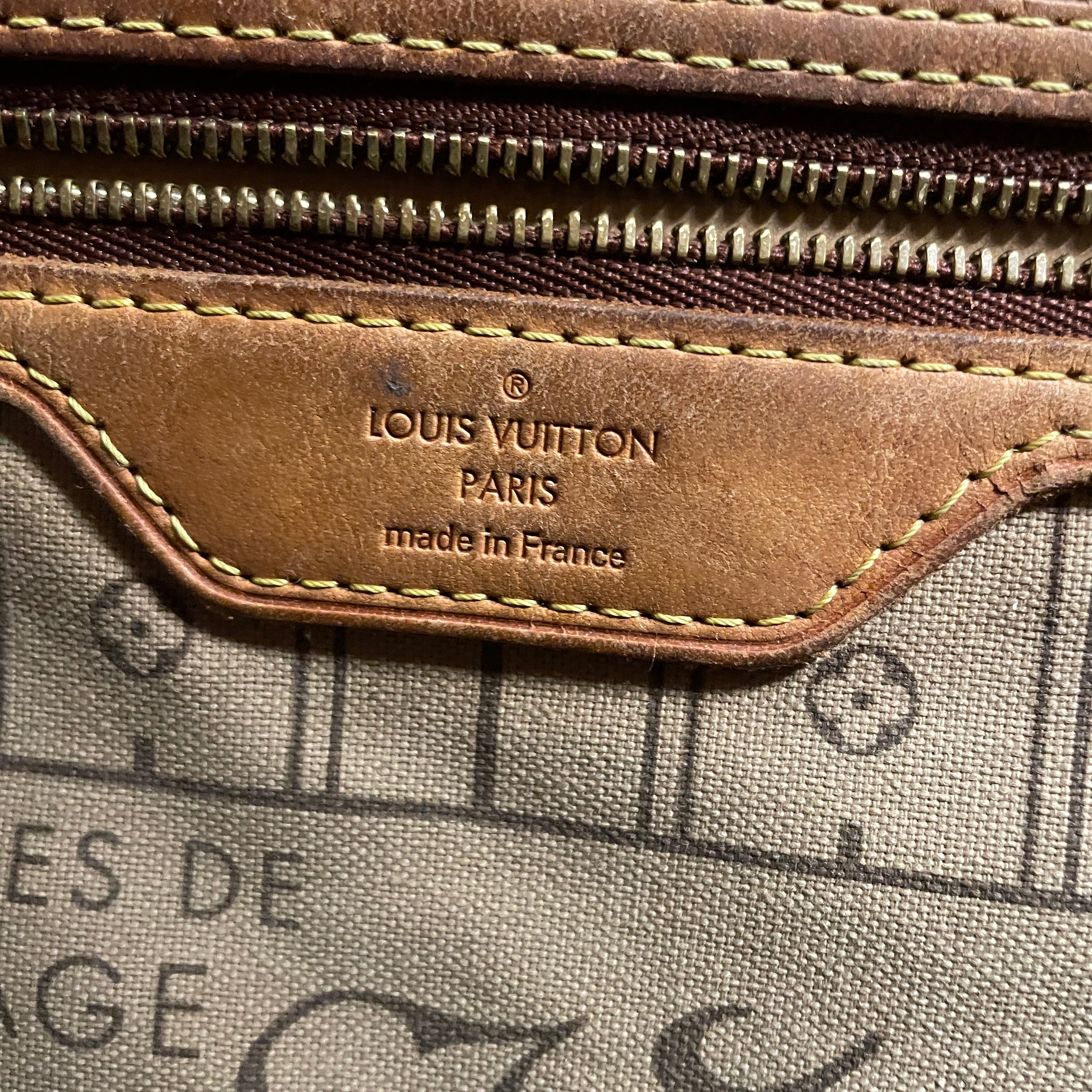LOUIS VUITTON/Tote Bag/Monogram/Leather/BRW/HV279R view 3