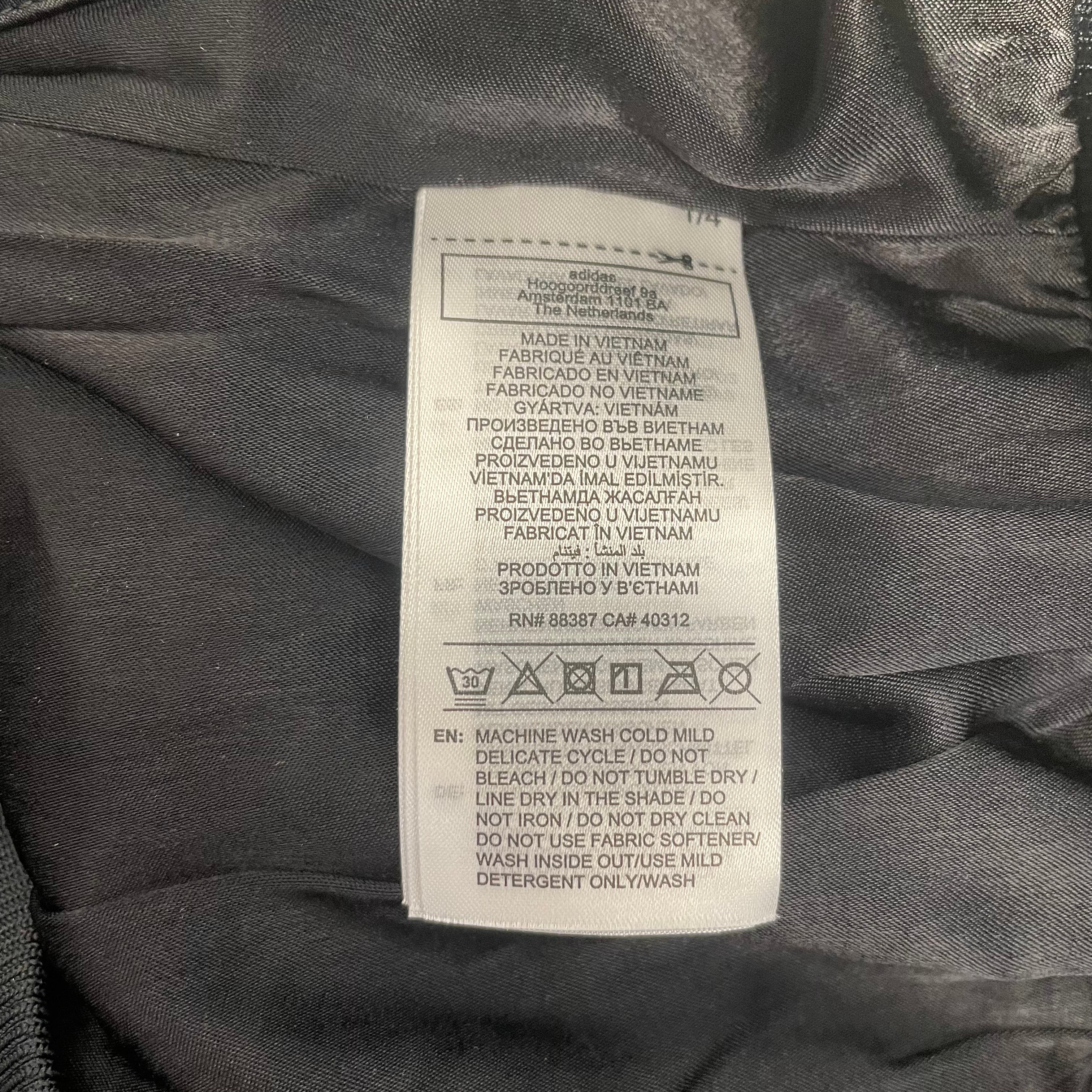 adidas/WILLY CHAVARRIA/Jacket/XXS/Polyester/BLK/CHAVARRIA VS ADIDAS view 4