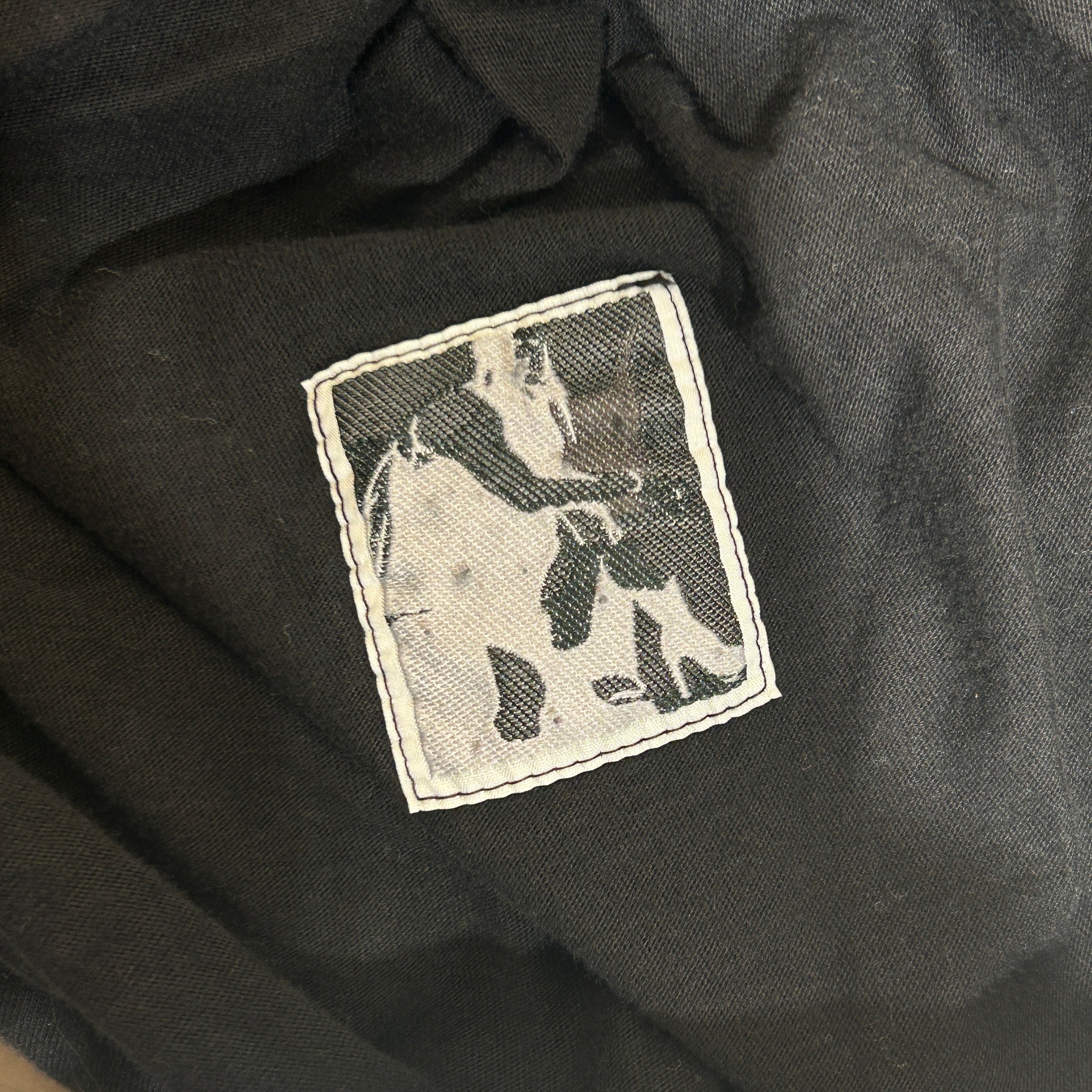 RICK OWENS DRKSHDW/LS T-Shirt/L/Cotton/BLK/drkshdw text logo view 4