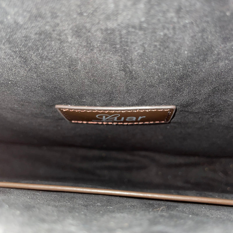 luar/Hand Bag/Leather/BRW/BRWN LARGE HANDLE BAG