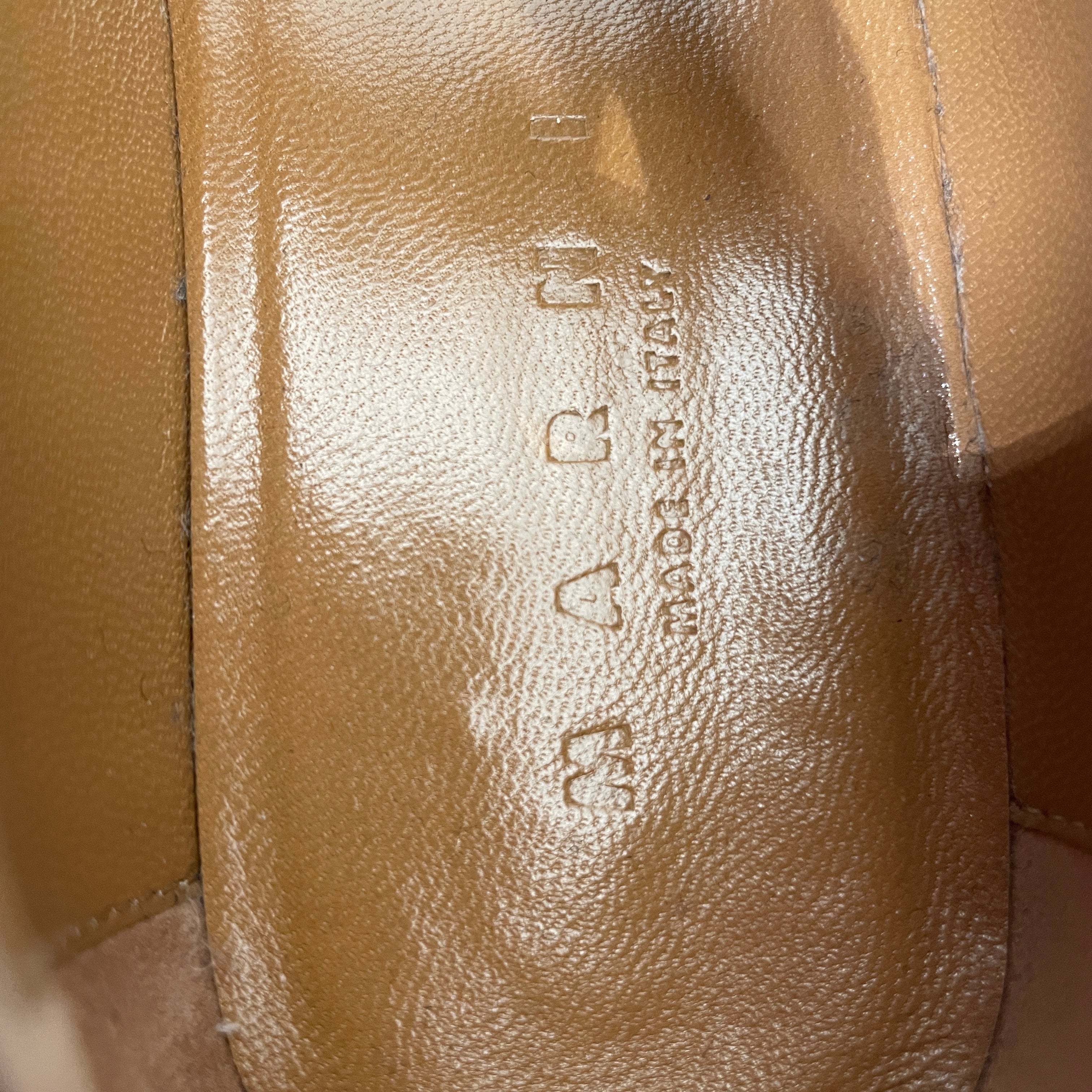 MARNI/Dress Shoes/US 8.5/Leather/BLK/MARY JANE view 3