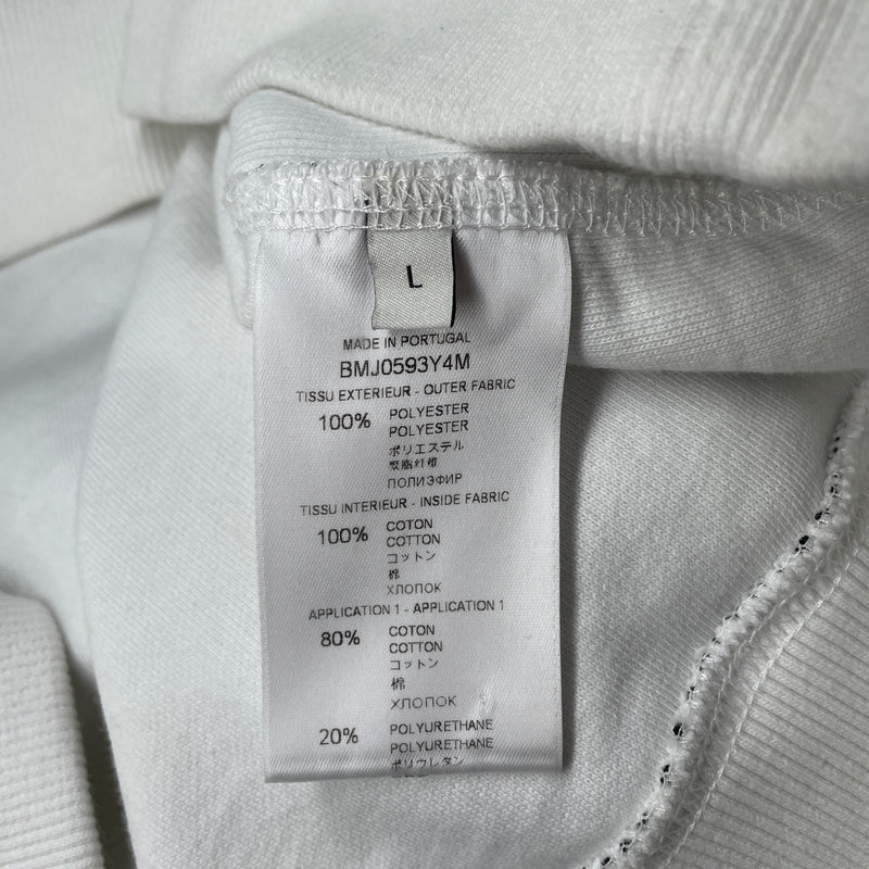 GIVENCHY/Hoodie/L/Cotton/WHT/MESH PATCH HOODIE