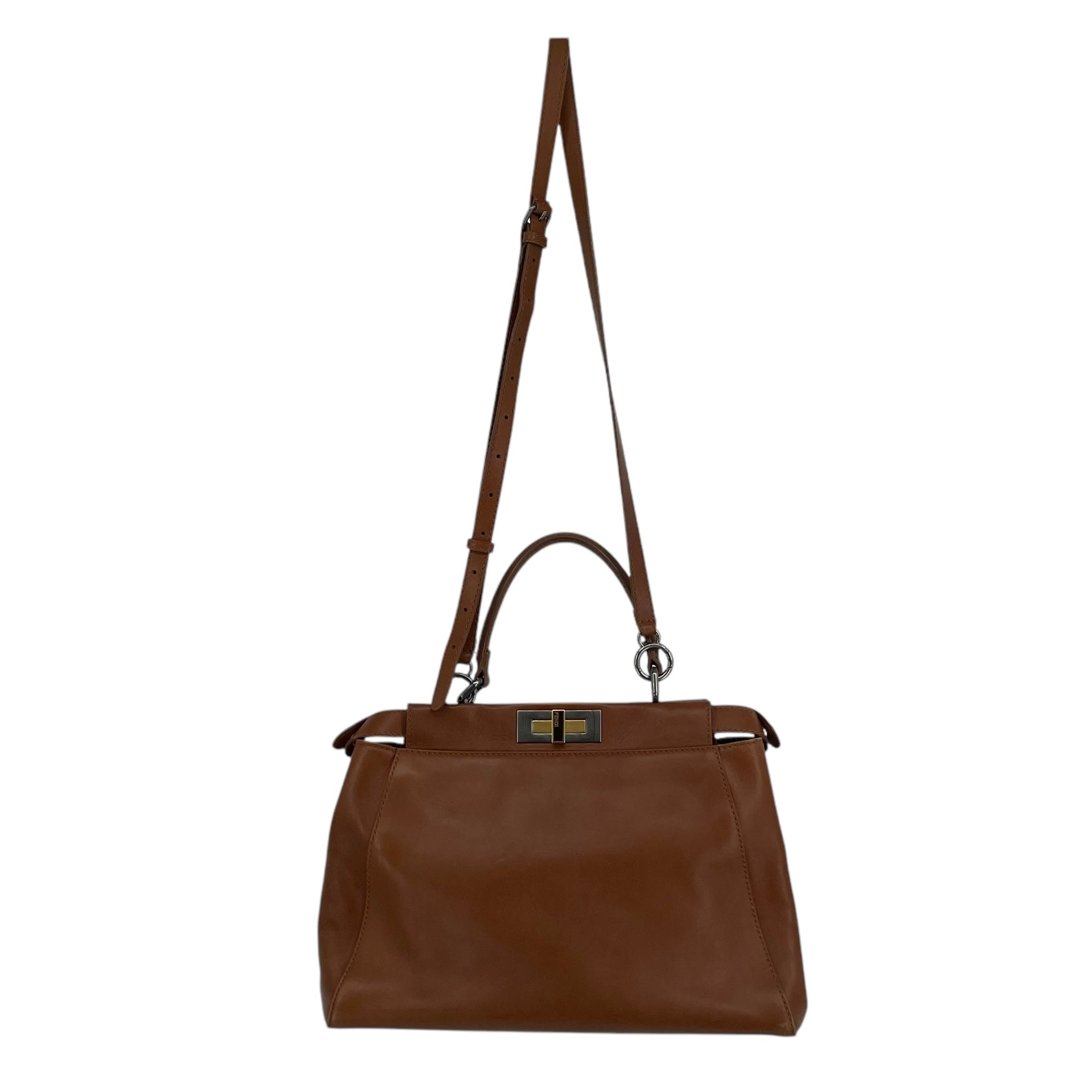 FENDI/Cross Body Bag/M/Leather/BRW/8BN226-FZN-128-2373 view 2