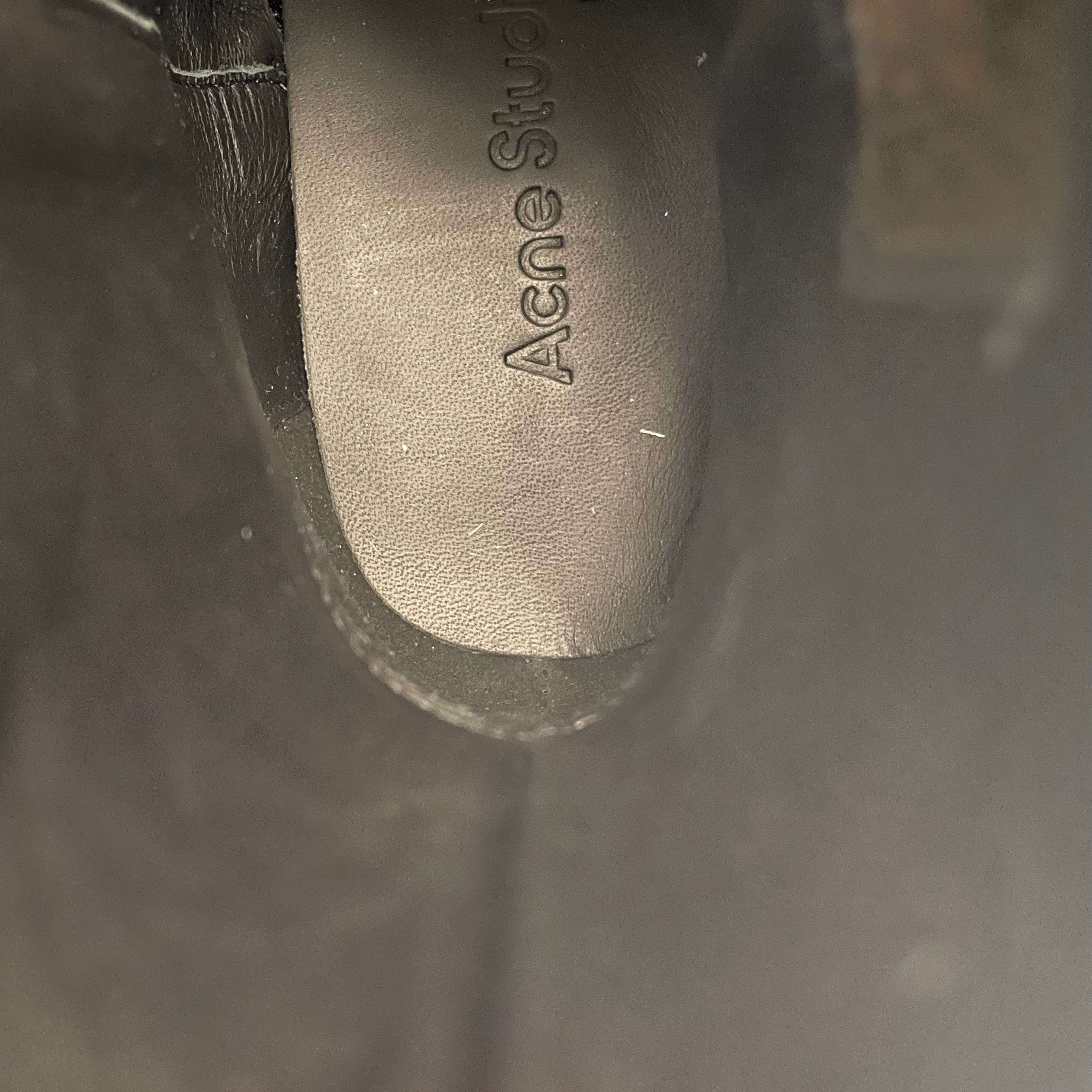 Acne Studios/Ankle Boots/EU 36/Leather/BLK/Side Zip/MUSUBI BOW DETAIL view 3