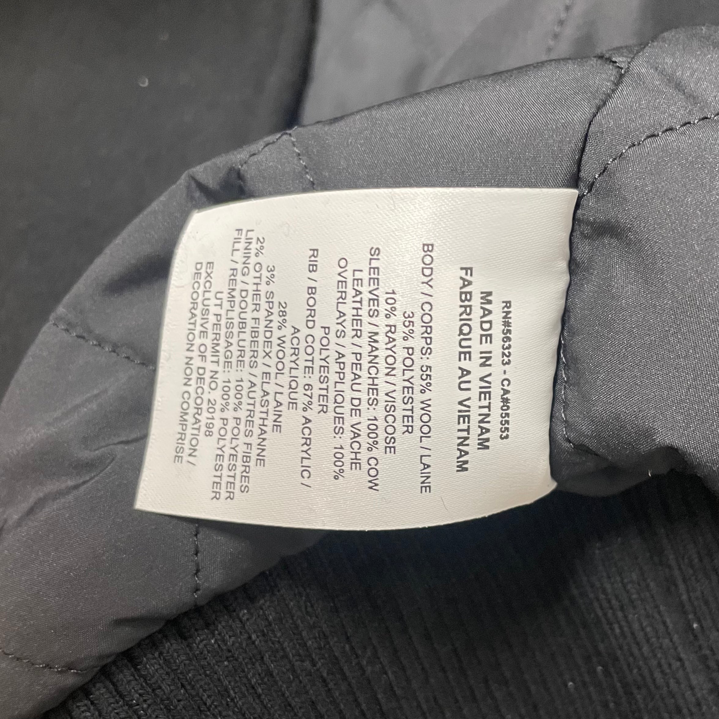 NIKE/Patta/Jacket/XXL/Wool/BLK/RUNNING VARSITY WHT SLEEVES view 4