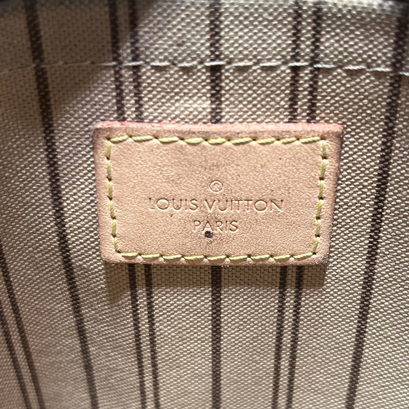 LOUIS VUITTON/Pouch/S/Monogram/Leather/BRW/Louis Vuitton Monogram Pouch