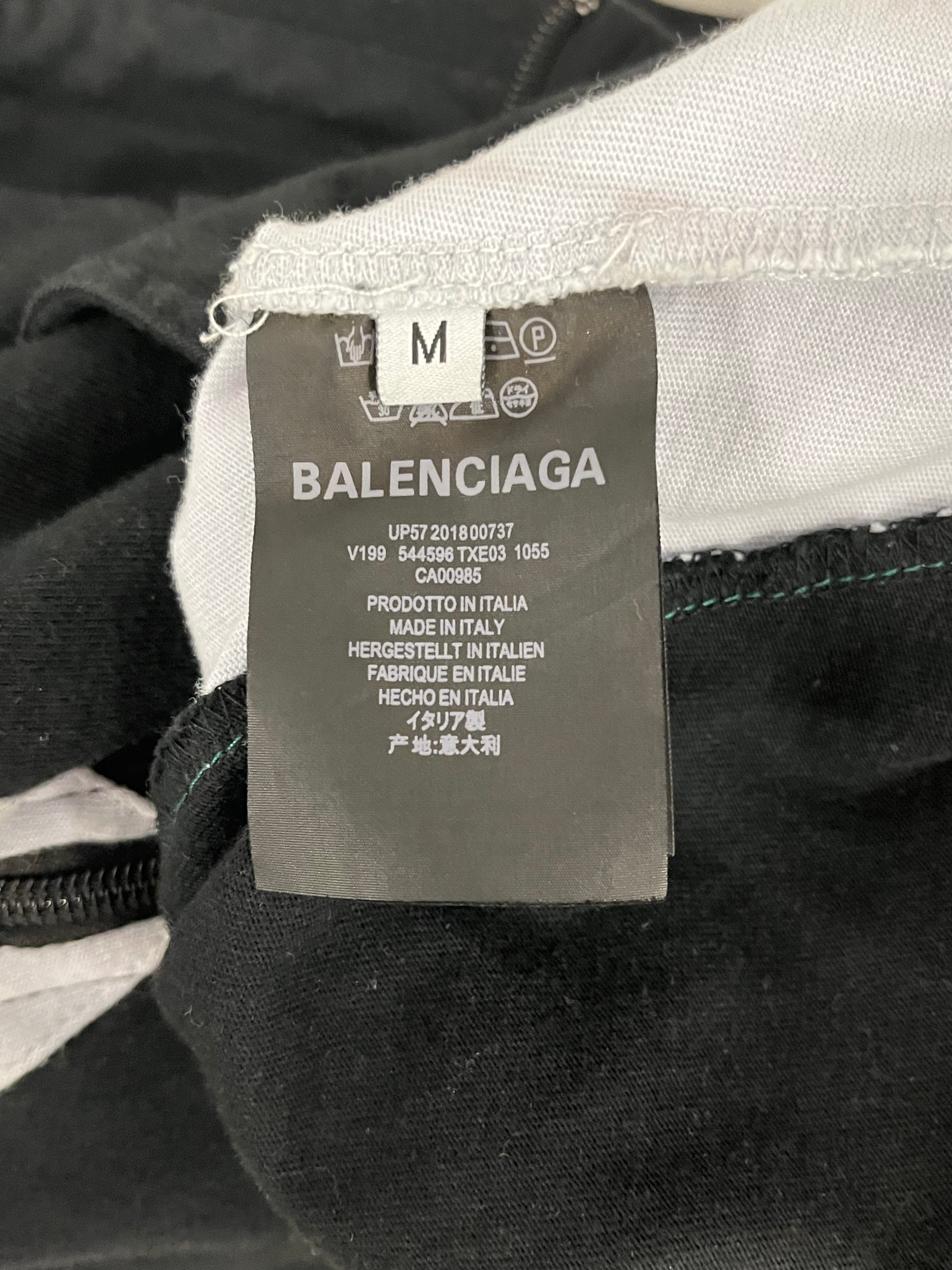BALENCIAGA/Jacket/M/Cotton/BLK/RETRO PULLOVER QUARTERZIP view 4