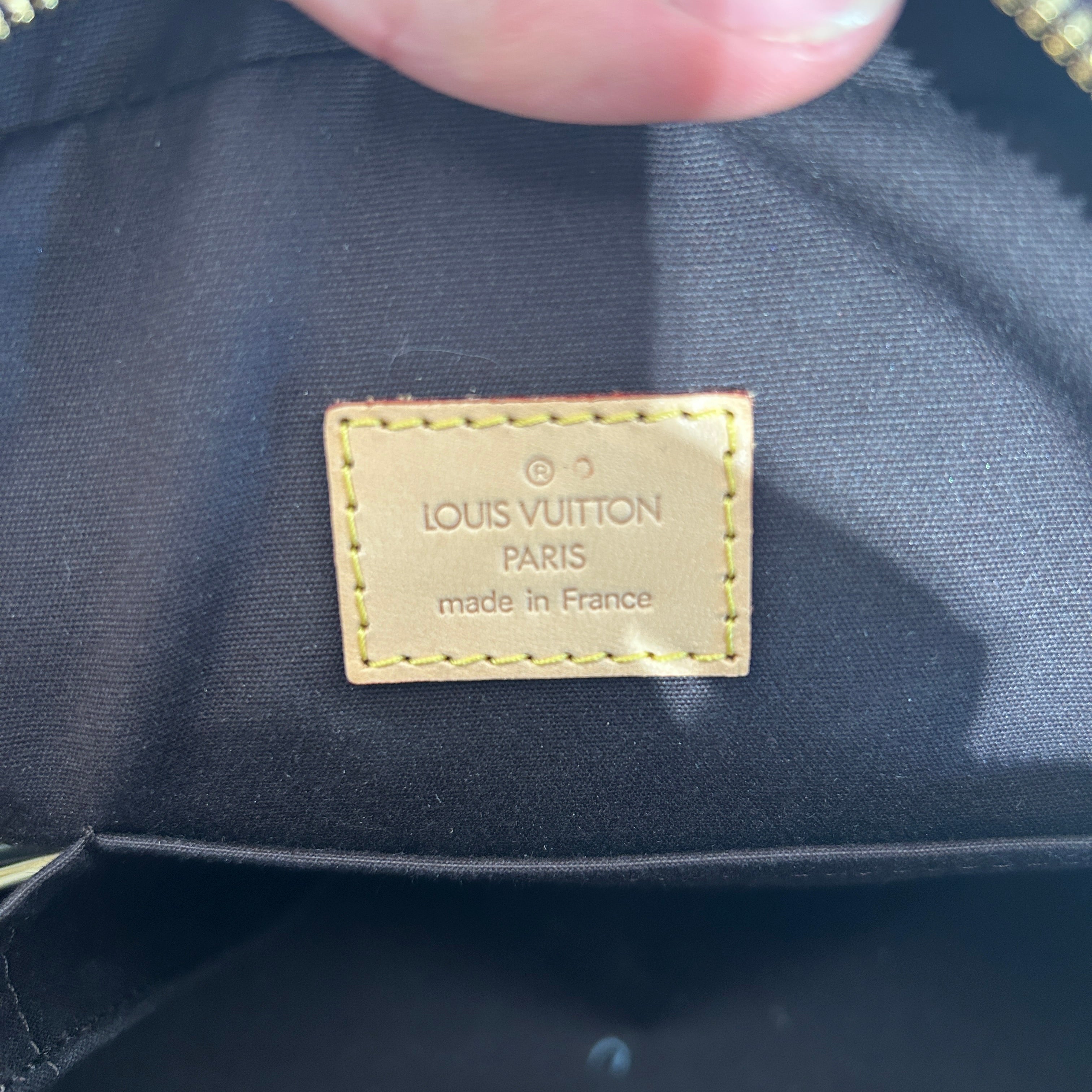 LOUIS VUITTON/Hand Bag/Monogram/Leather/BRD/amarnte monogram vernis summit view 5