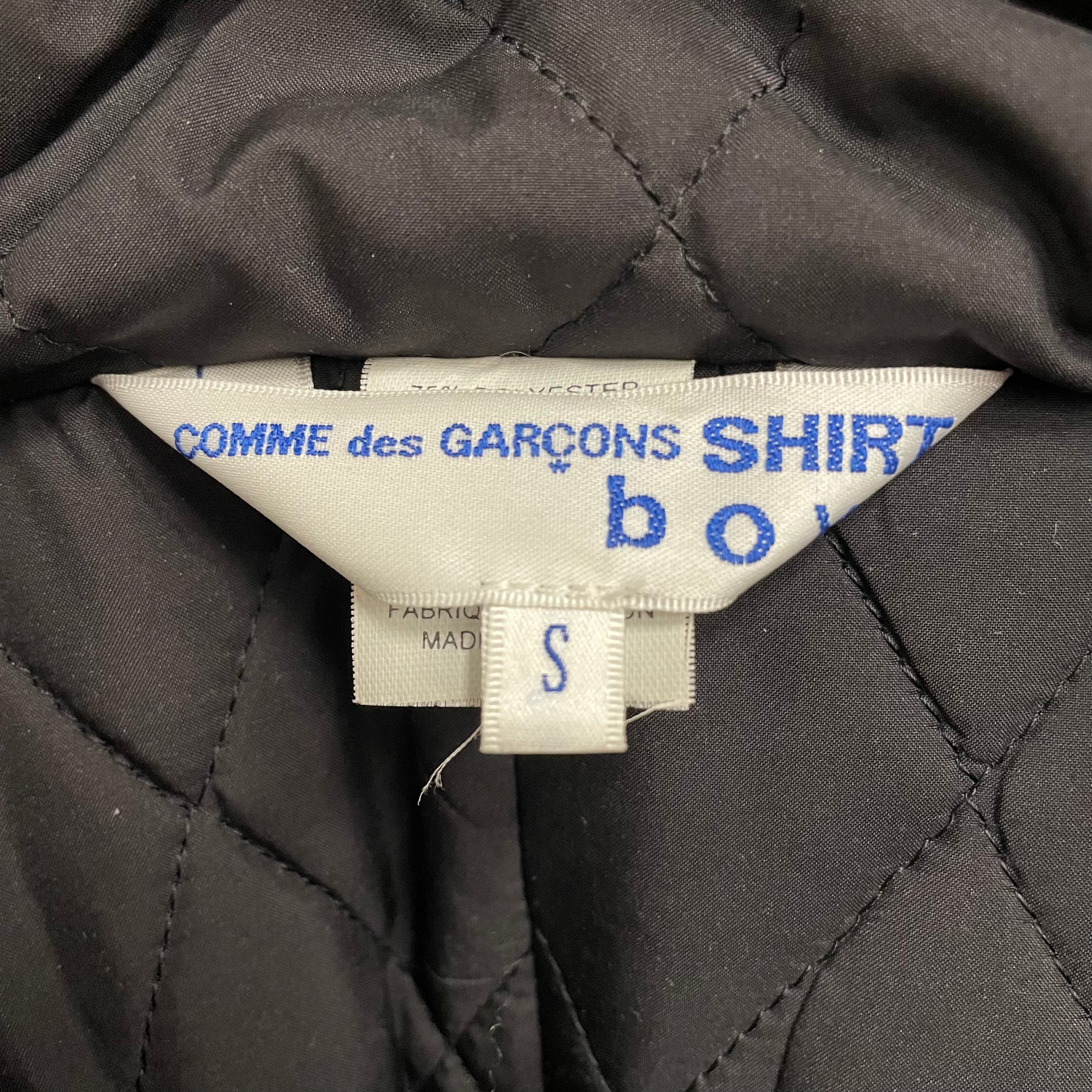 COMME des GARCONS SHIRT BOYS/Coat/S/Polyester/GRY/BUNNY EAR LONG ANORAK view 3
