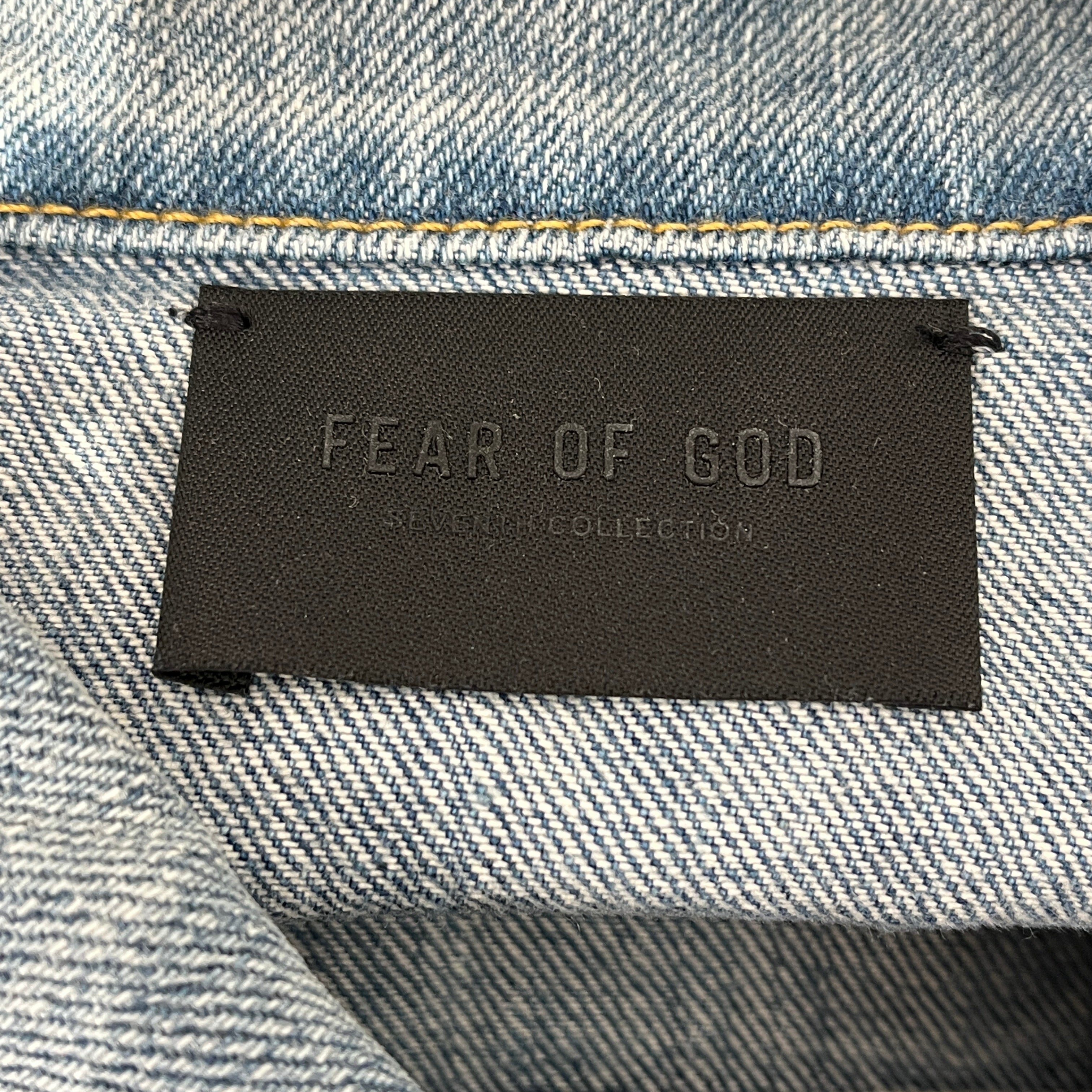 FEAR OF GOD/Denim Jkt/M/Denim/BLU/7TH COLLECTION TRUCKER JAC 002 view 3