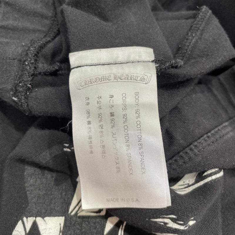 CHROME HEARTS/Shorts/XS/Graphic/Cotton/BLK/MATTY BOY BIKER SHORTS
