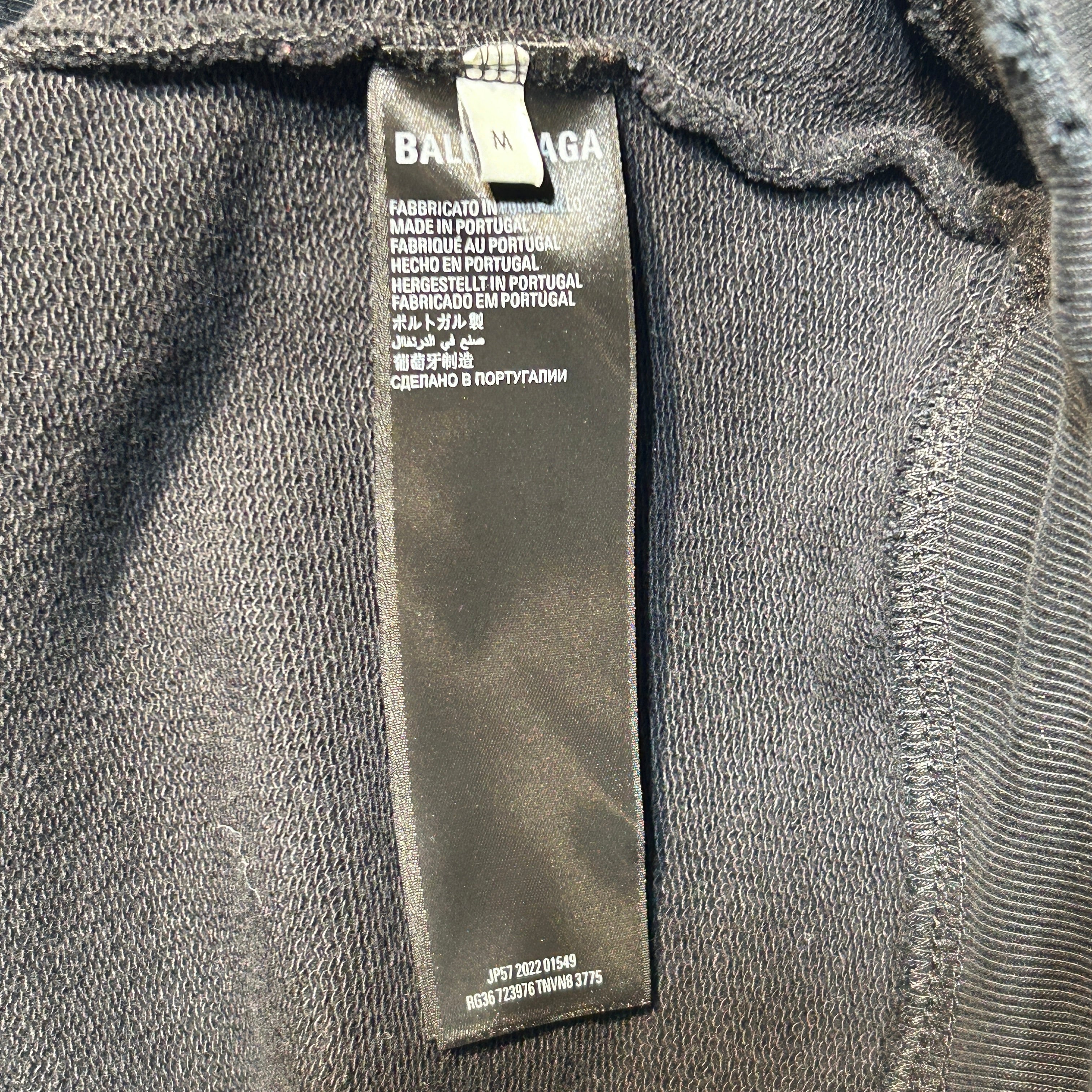 BALENCIAGA/Sweatshirt/M/Cotton/BLK/ view 4