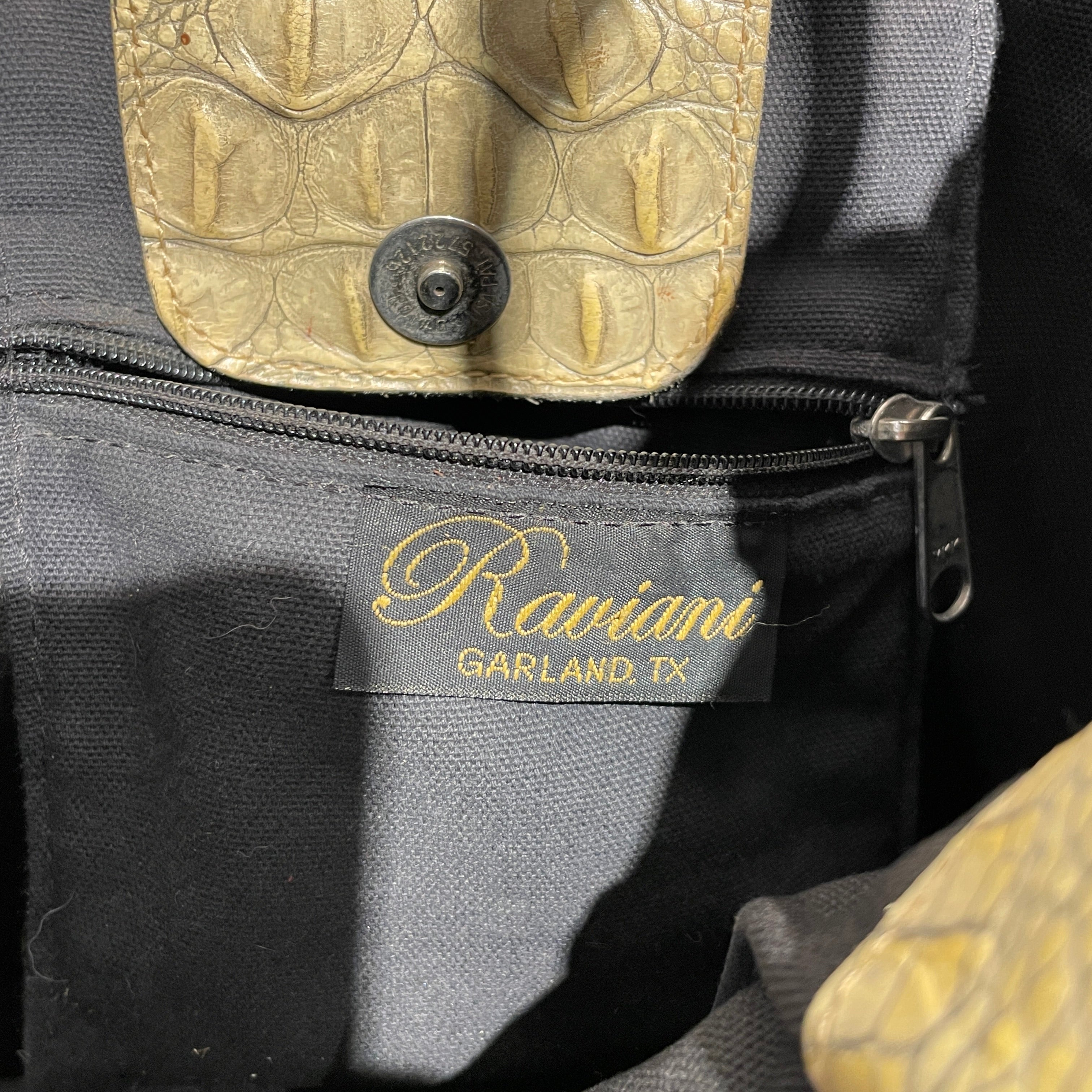 RAVIANI/Hand Bag/Animal Pattern/Leather/GRN/GENUINE CROCODILE BAG view 6