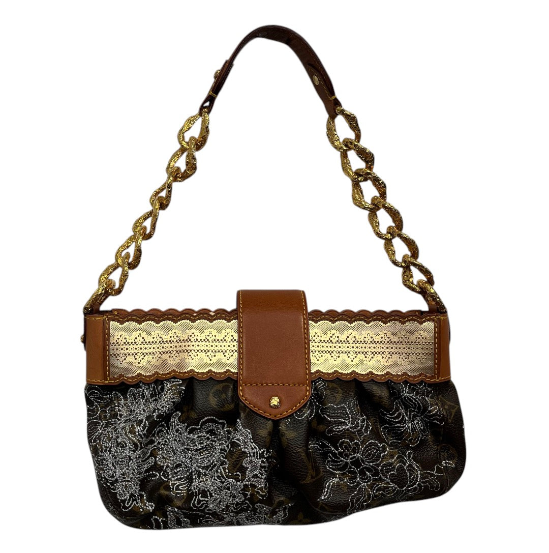 LOUIS VUITTON/Clutch Bag/Monogram/Leather/BRW/LV Dentelle Kirsten Clutch view 2