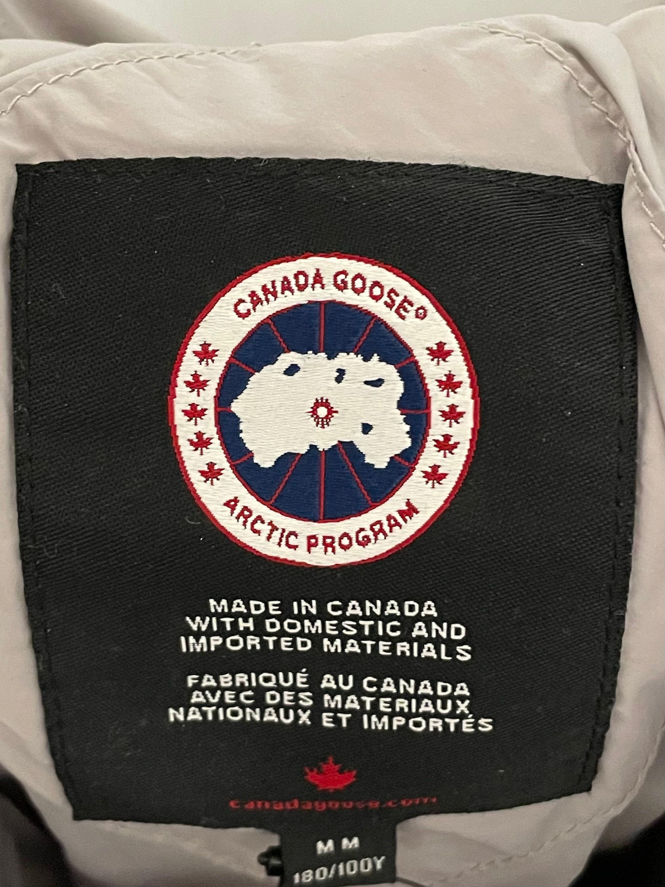 CANADA GOOSE/Puffer Jkt/M/GRY/WHITE STRAPS INSIDE view 3