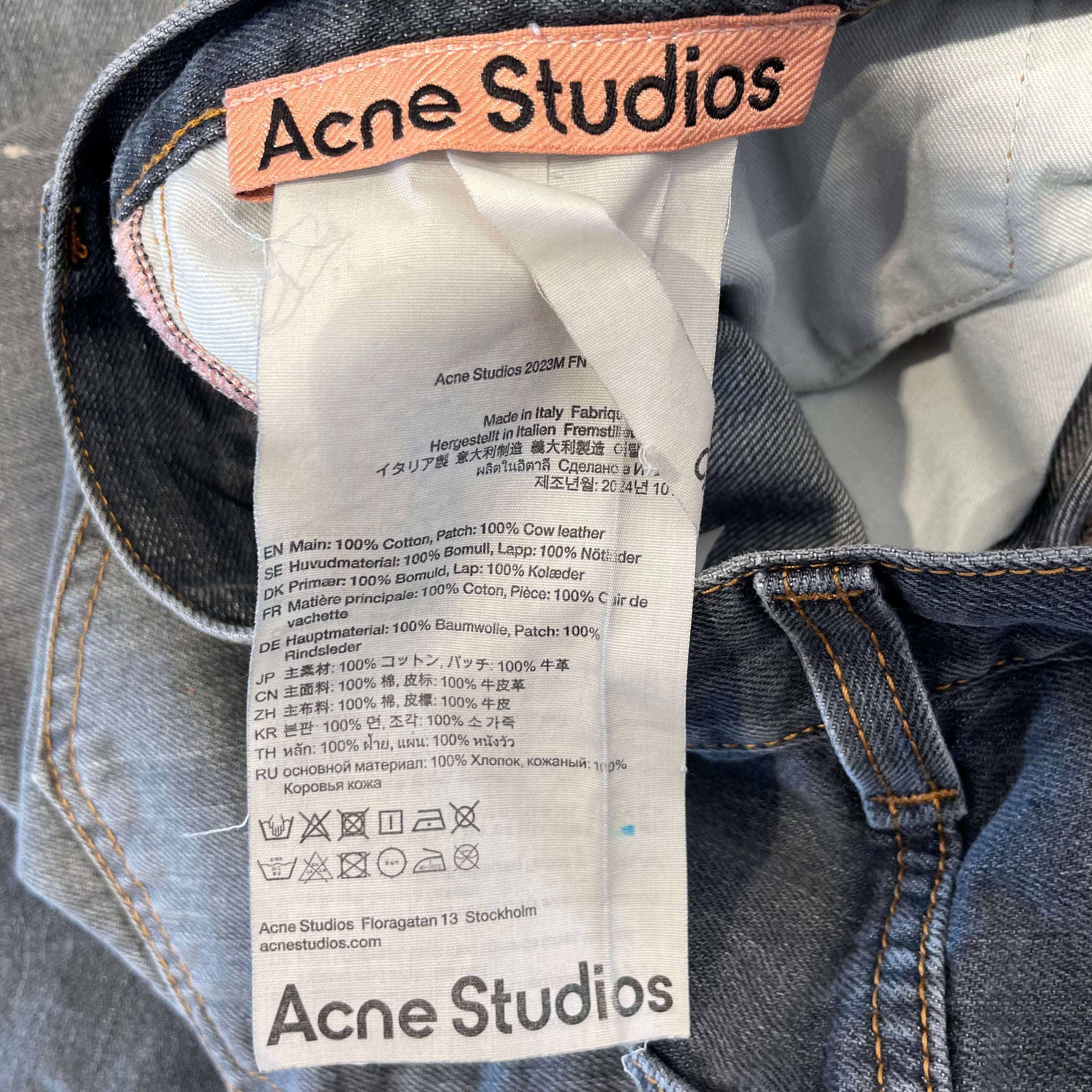 Acne Studios/Pants/50/Cotton/GRY/ view 4