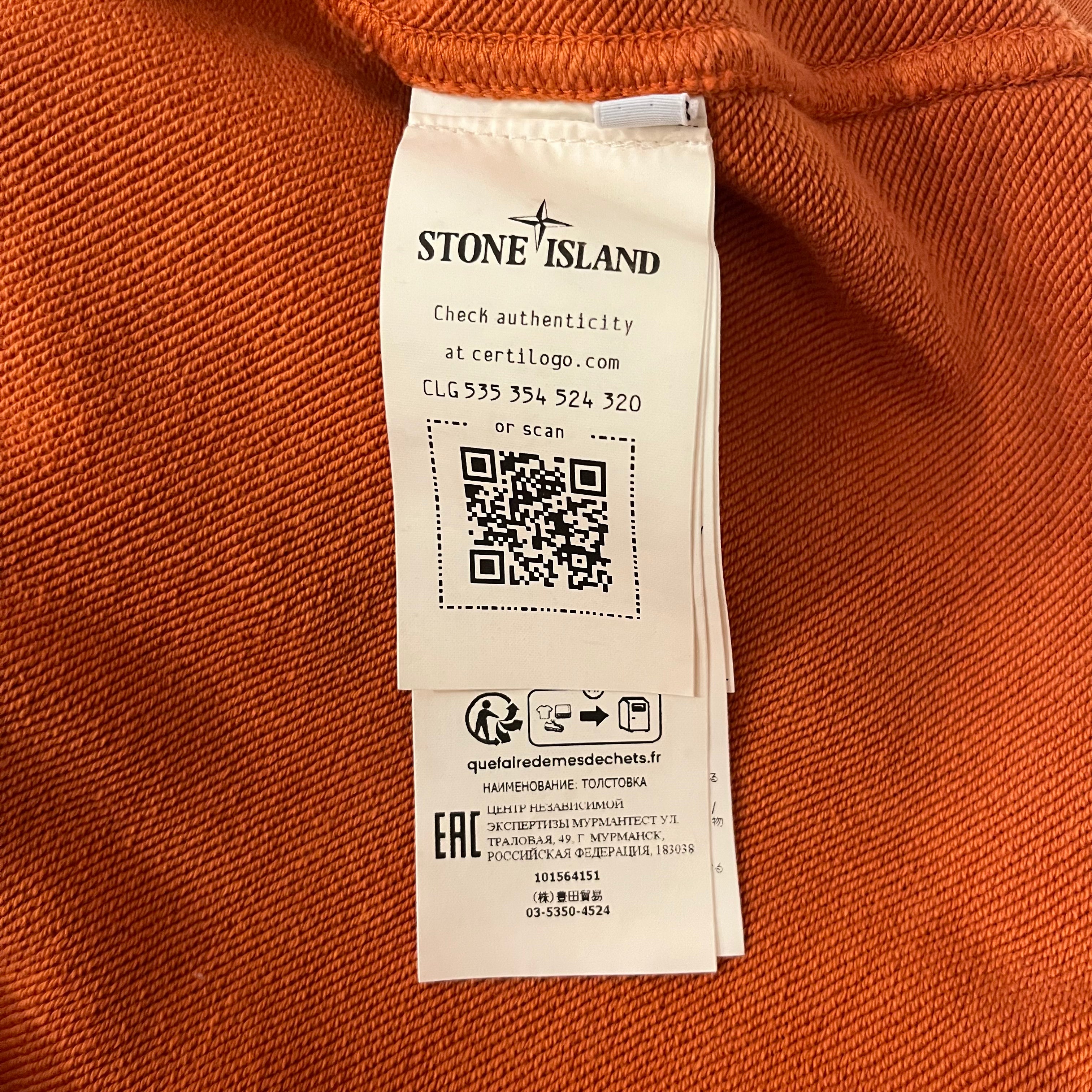 STONE ISLAND/Hoodie/M/Cotton/ORN/ view 4