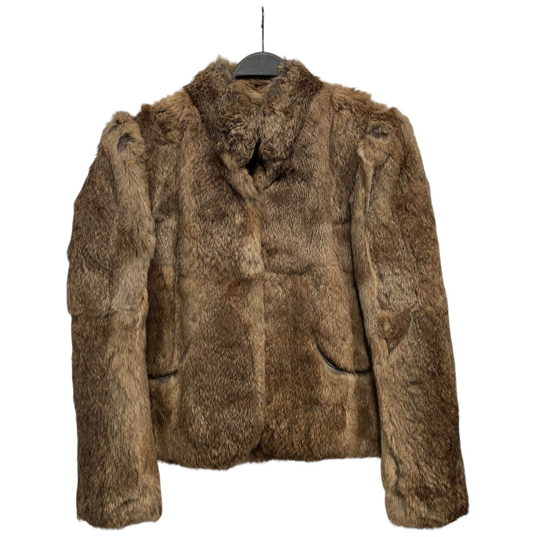 Half Moon/Coat/M/Fur/BRW/Half Moon Rabbit fur jacket view 1