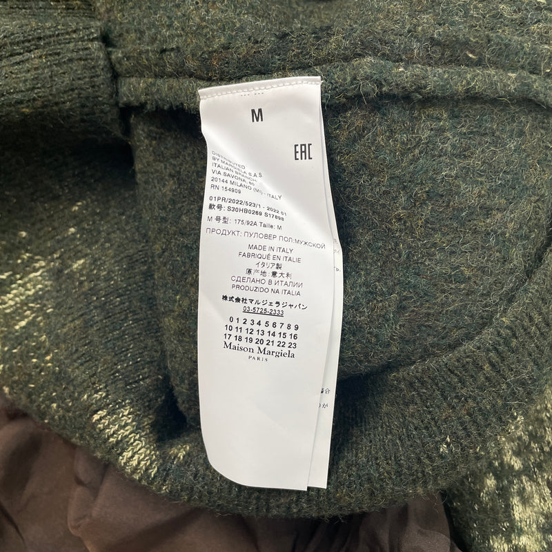 Maison Margiela/Sweater/M/Cotton/BRD/SPLATTER SWEATER W HOOD