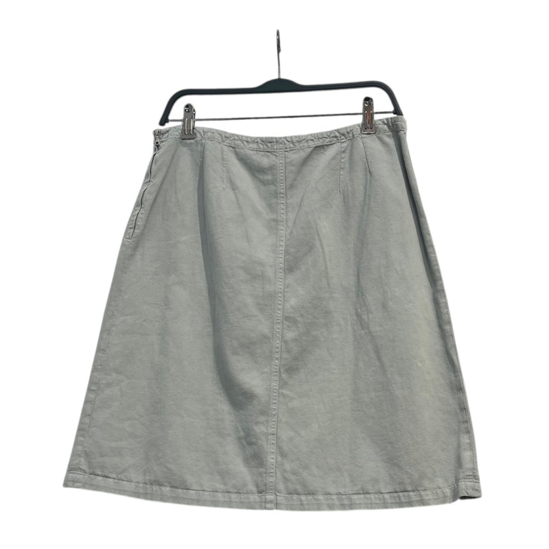 DRIES VAN NOTEN/Skirt/40/Cotton/GRY/BAKER POCKETS WITH BELT ATTACH