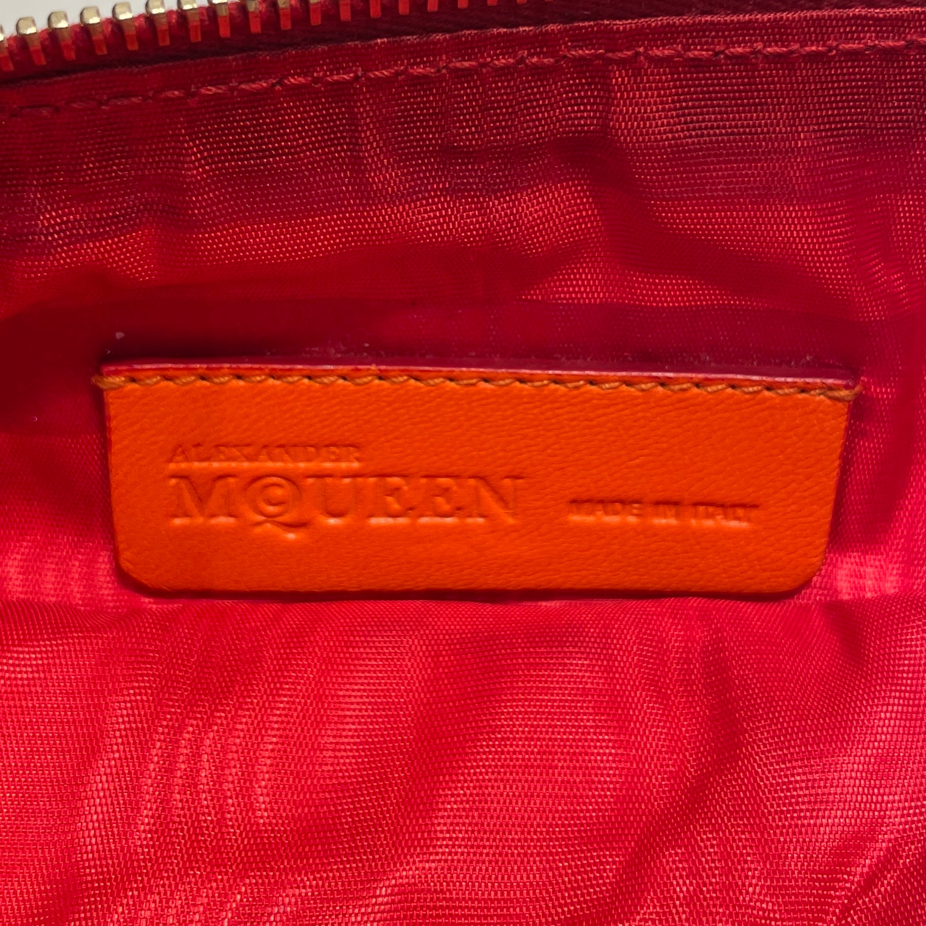 Alexander McQueen/Pouch/Leather/ORN/CLUTCH POUCH view 3