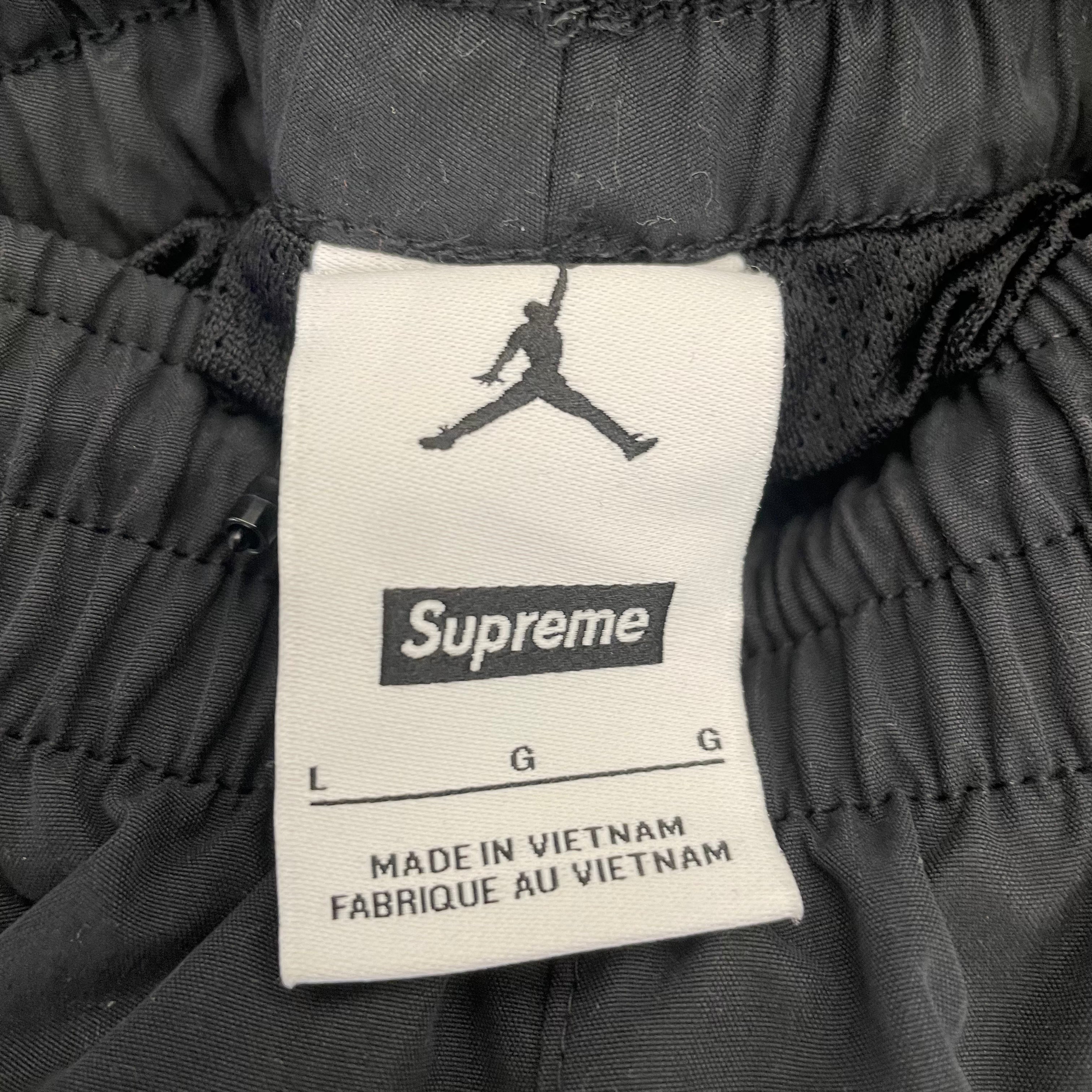 NIKE/Supreme/Straight Pants/L/Polyester/BLK/TRACK PANTS view 3