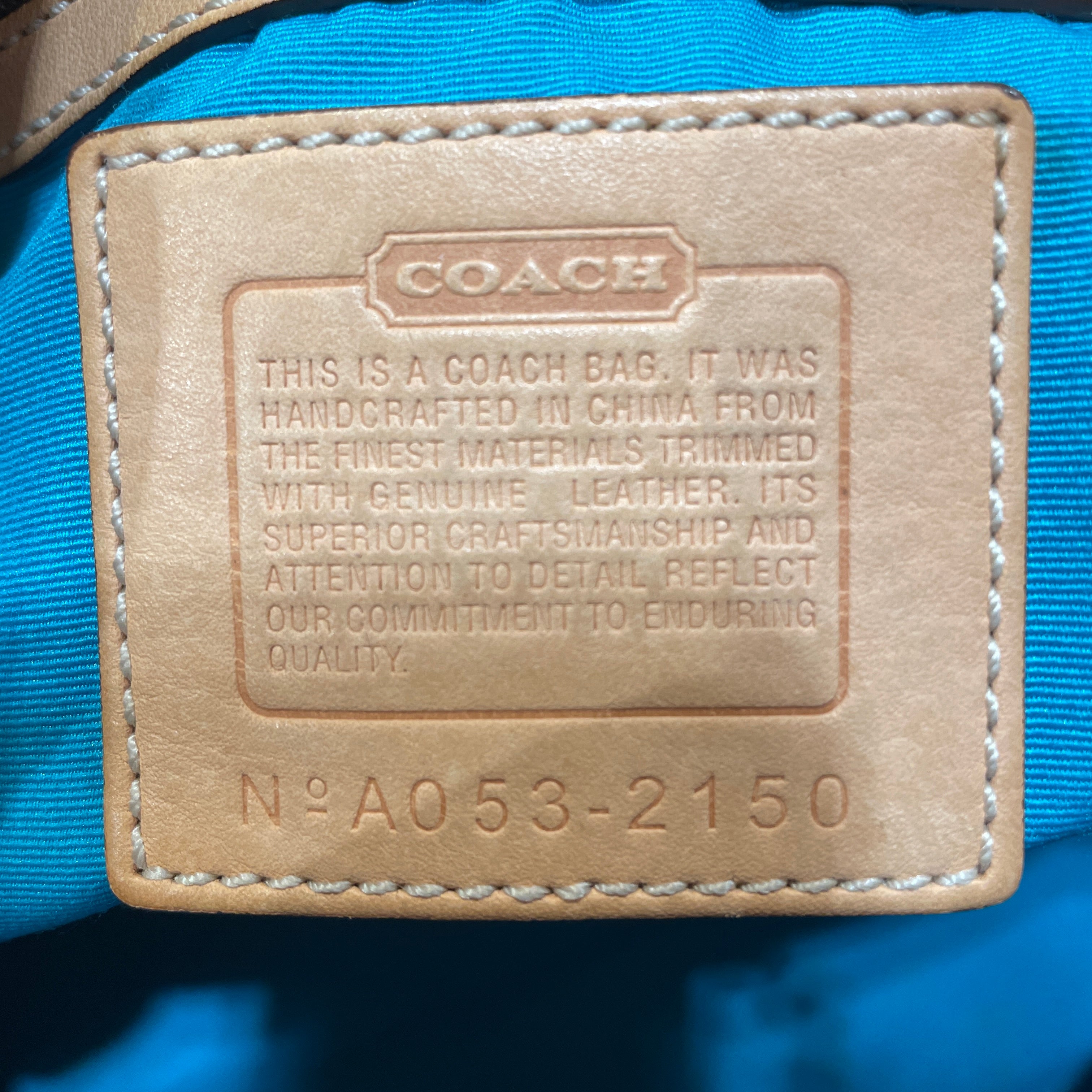 COACH/Hand Bag/Monogram/Cotton/WHT/2150 Multicolor Scribble view 6