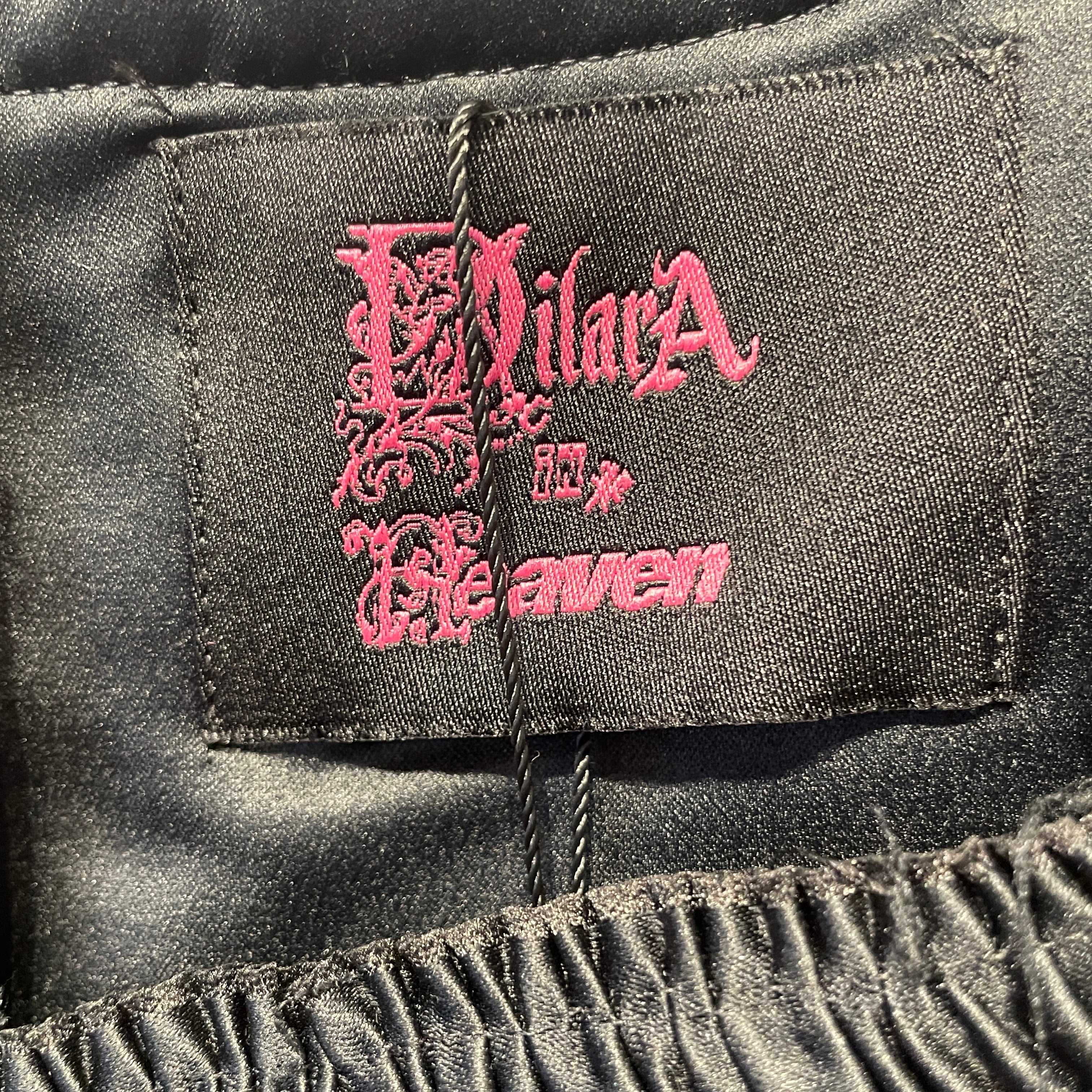 DILARA/Heaven By Marc Jacobs/SS Dress/XS/Polyester/BLK/BABY DOLL/RIBBON view 3