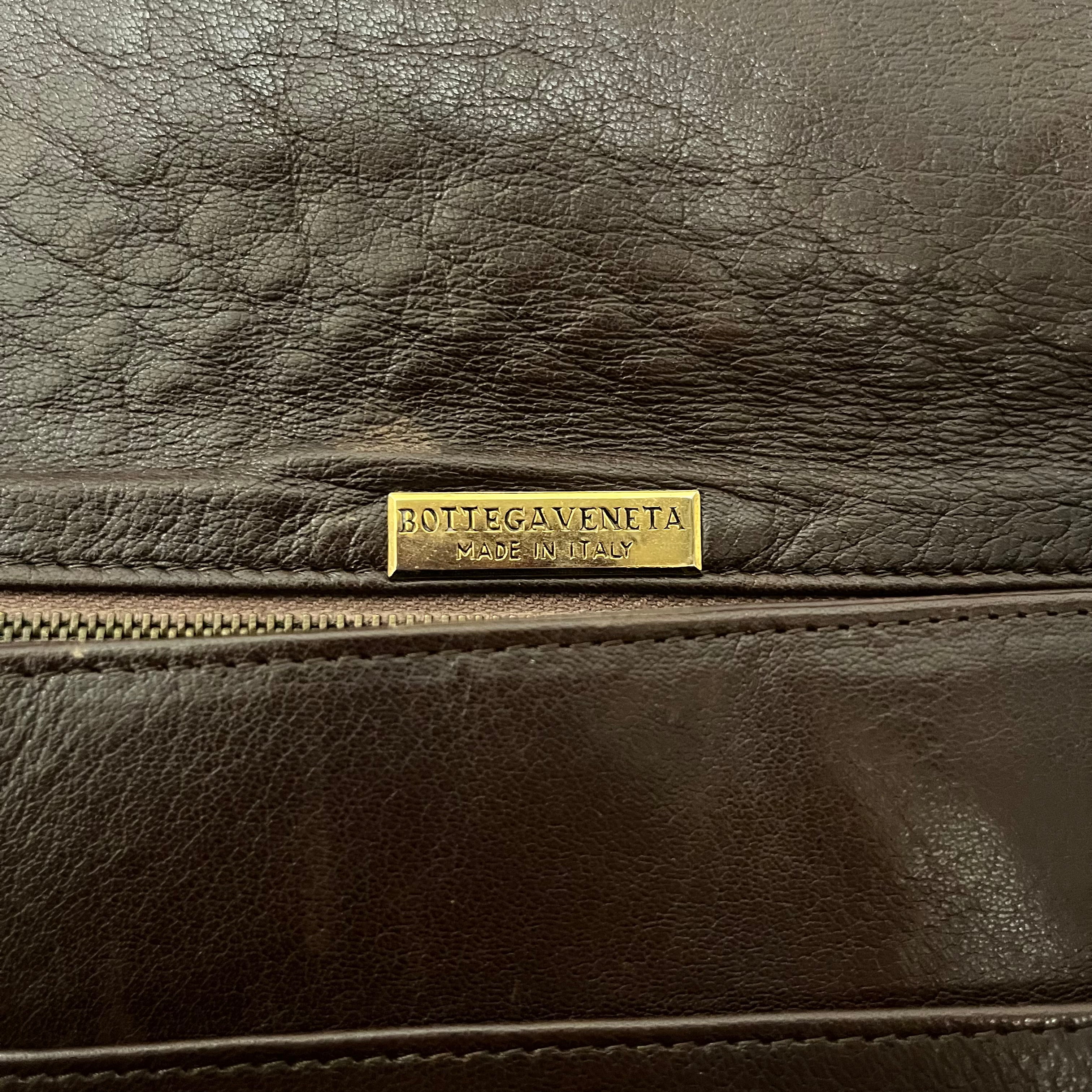 BOTTEGA VENETA/Clutch Bag/Leather/BRW/vintage suede/leather view 7
