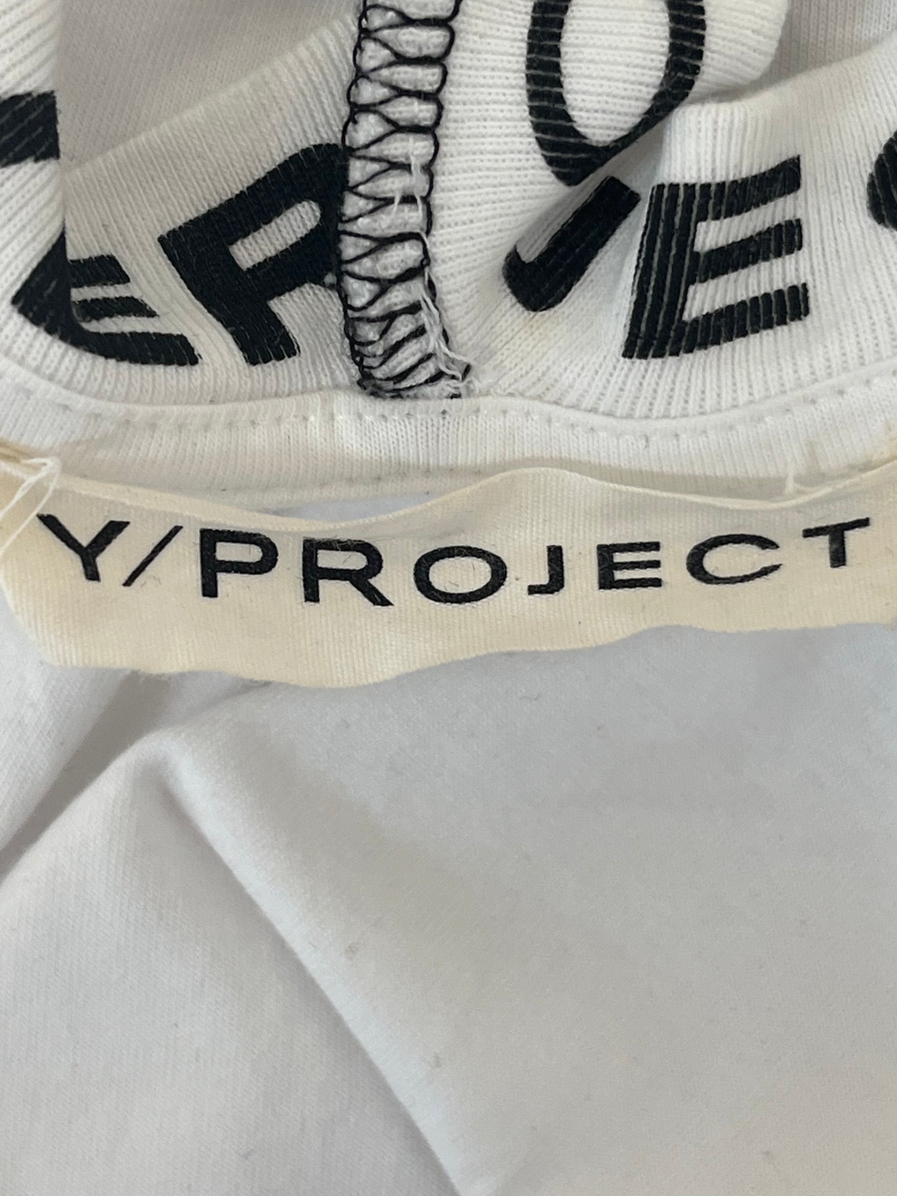 Y/PROJECT/T-Shirt/XXL/Cotton/WHT/Graphic/EVERGREEN MULTINECK view 3