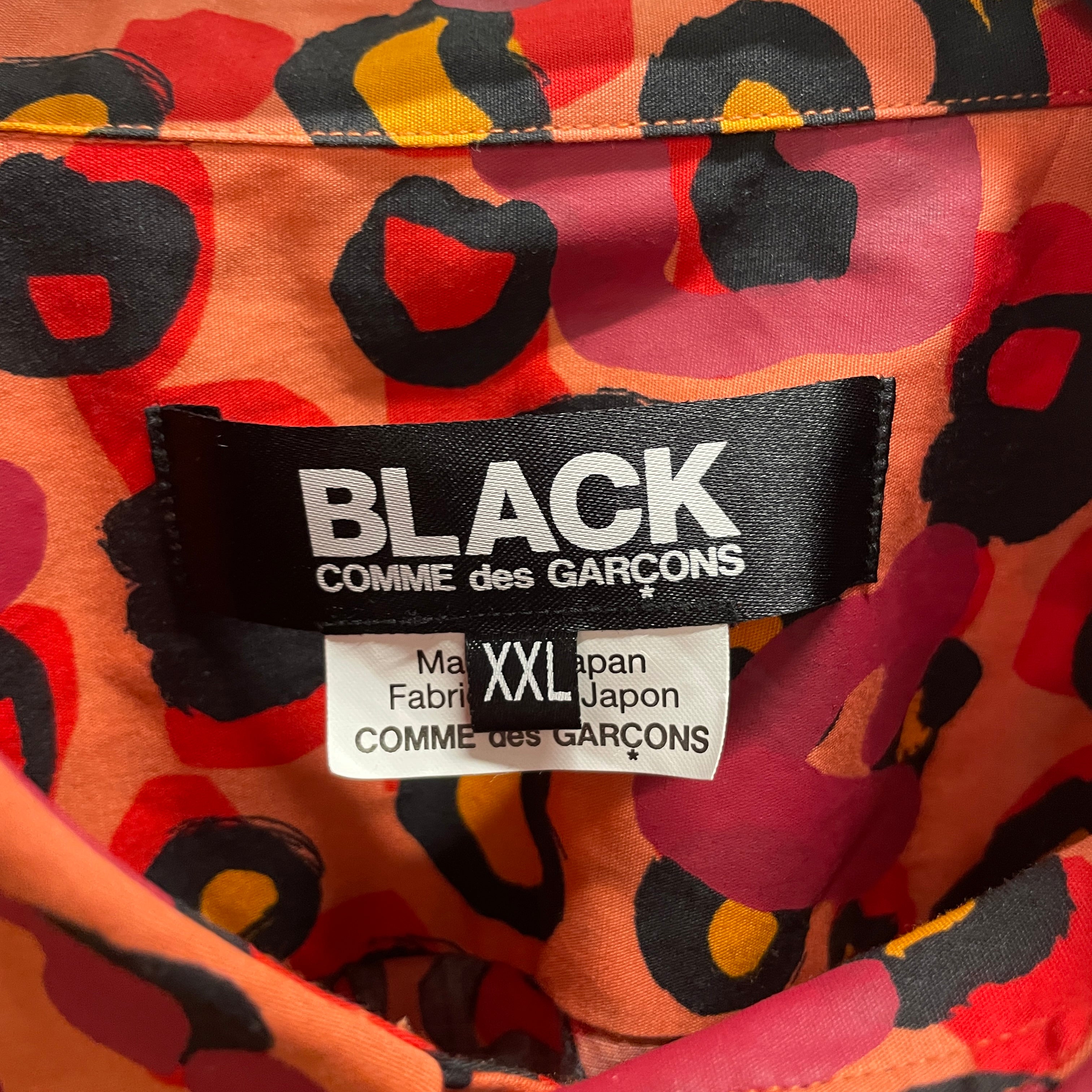 BLACK COMME des GARCONS/LS Shirt/XXL/Cotton/ORN/Leopard/ view 3