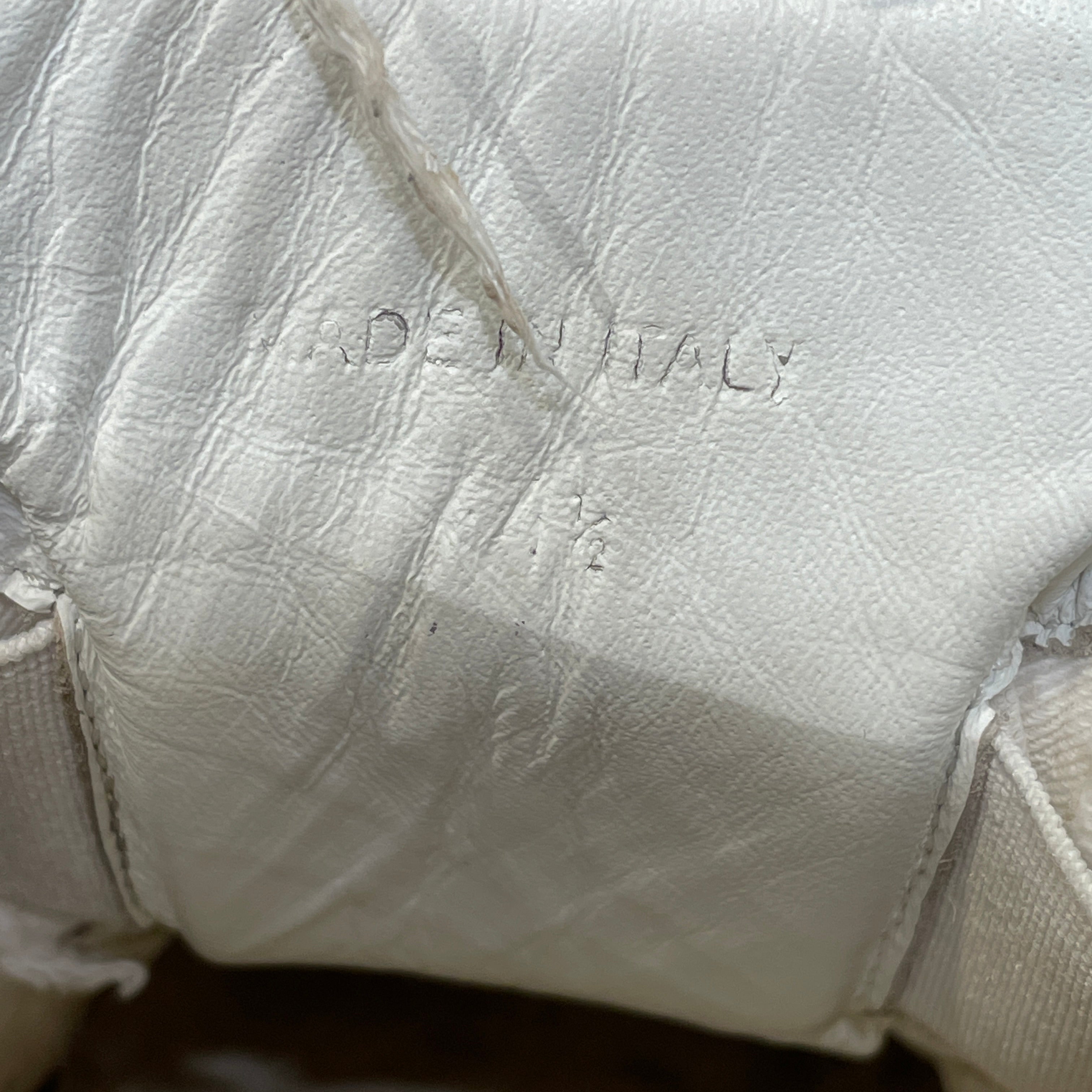 Maison Margiela/Low-Sneakers/EU 44.5/Cotton/WHT/Paint Splatter GAT view 4