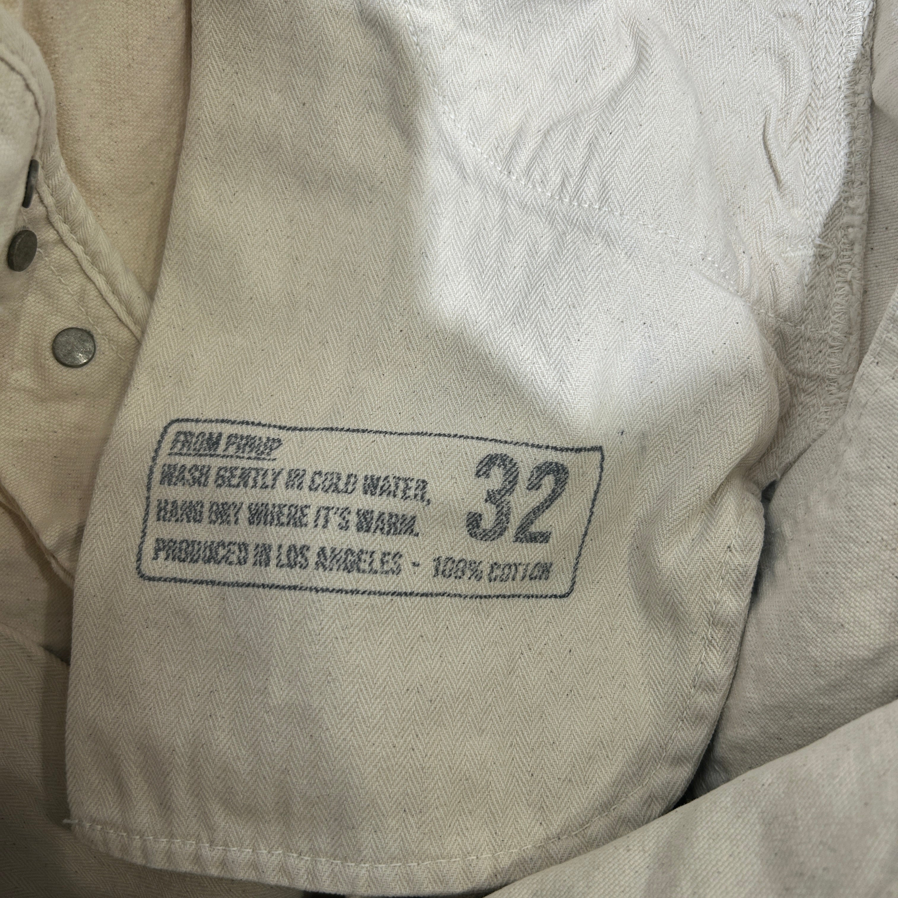 Pinup Rags/Cropped Pants/32/Cotton/BEG/ view 3