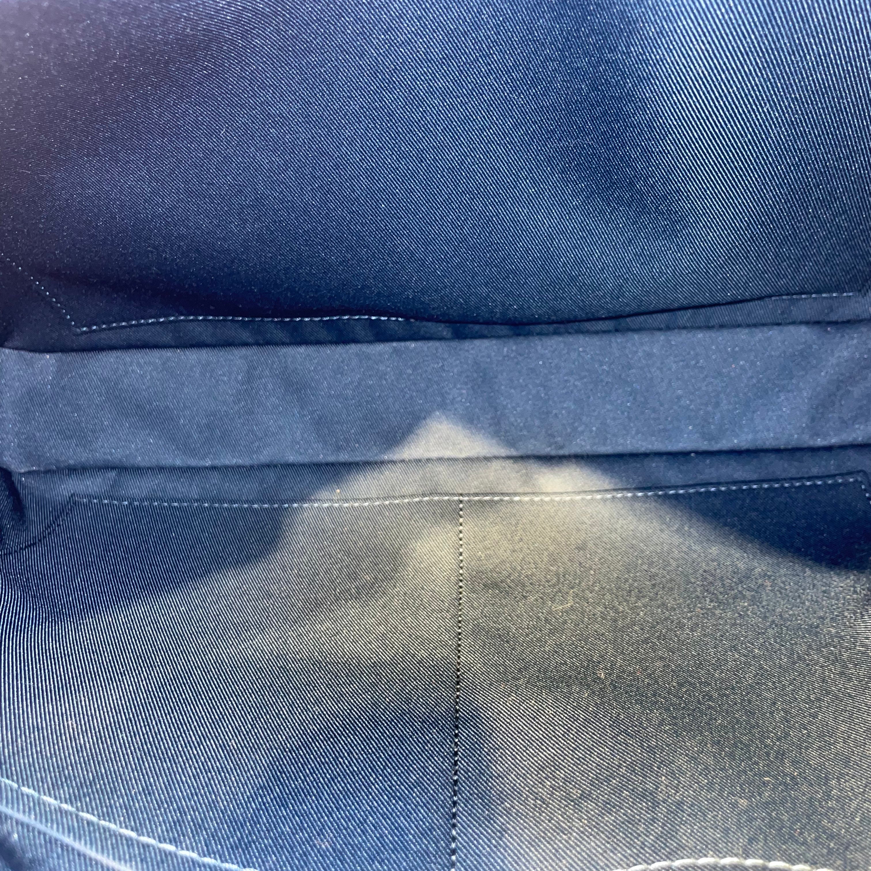 LOUIS VUITTON/Bag/Leather/NVY/portr documents fl4166 view 4