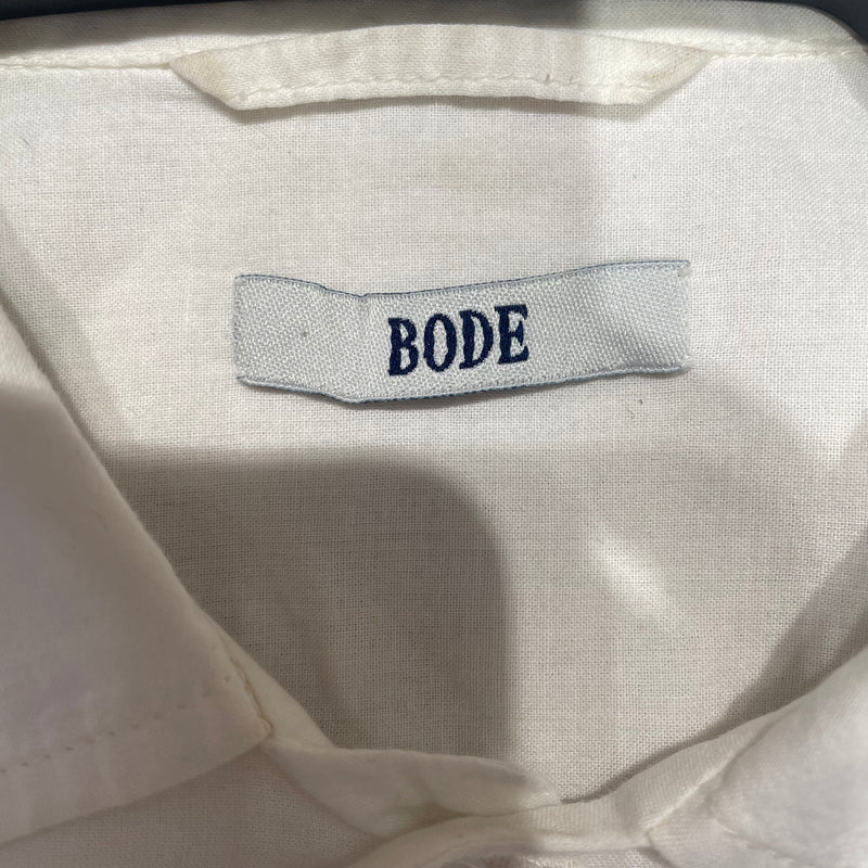 BODE/SS Shirt/S/Cotton/CRM/