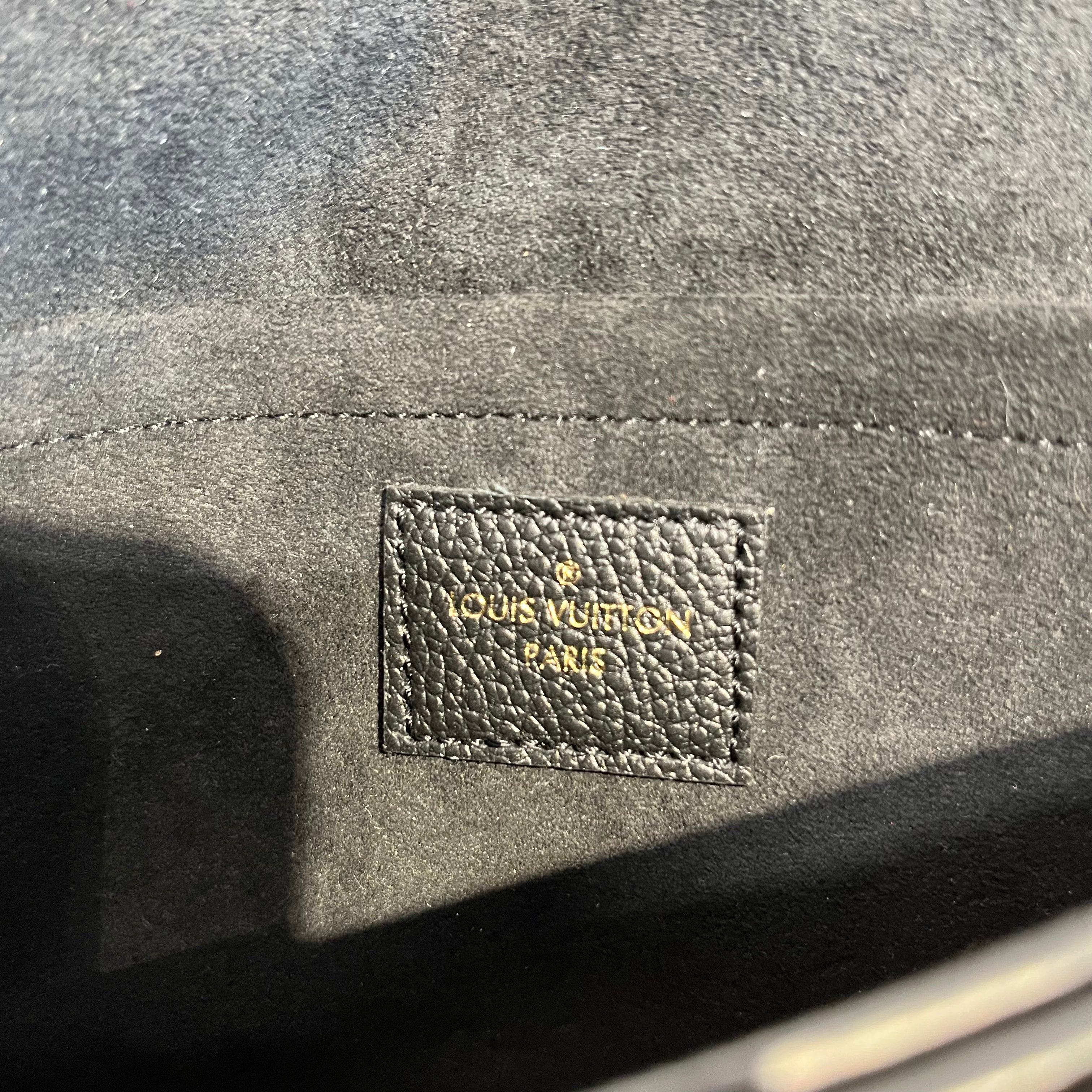 LOUIS VUITTON/Cross Body Bag/Leather/BLK/MONOGRAM FELICIE view 5