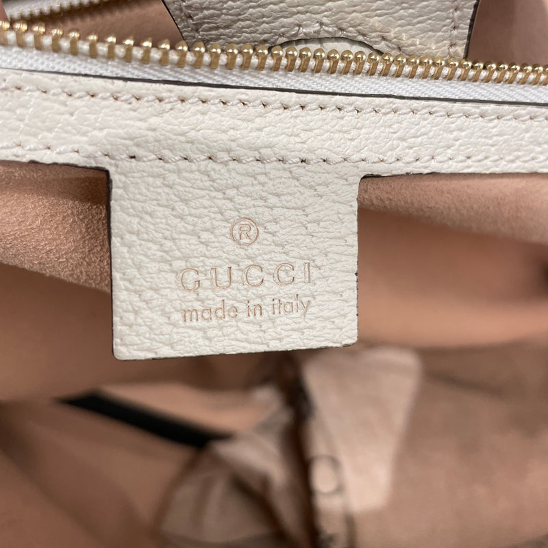 GUCCI/Hand Bag/Monogram/Leather/BEG/Olphidia Gg Tote