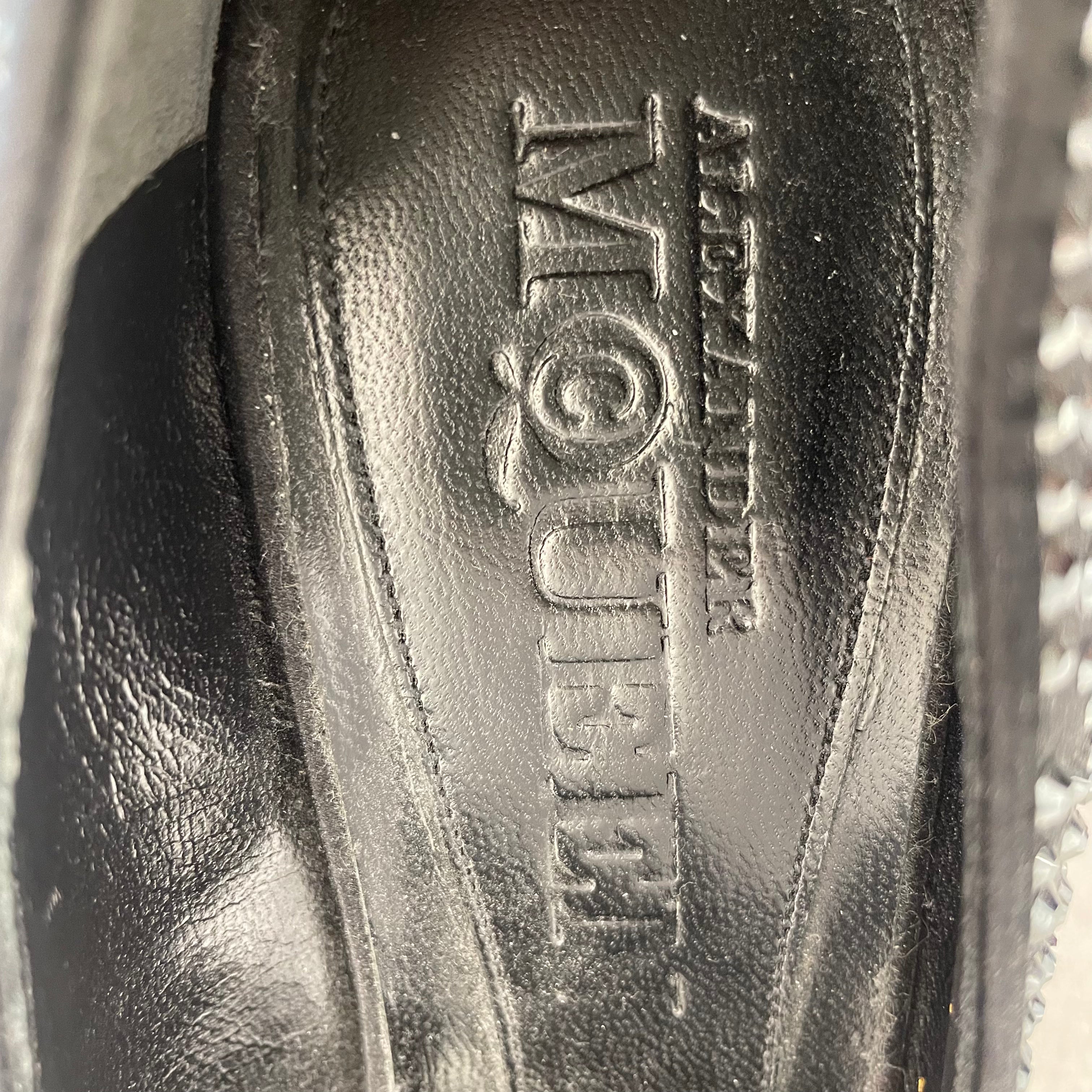 Alexander McQueen/Heels/EU 36/BLK/VELVET/SWAVORSKI CRYSTALS view 3