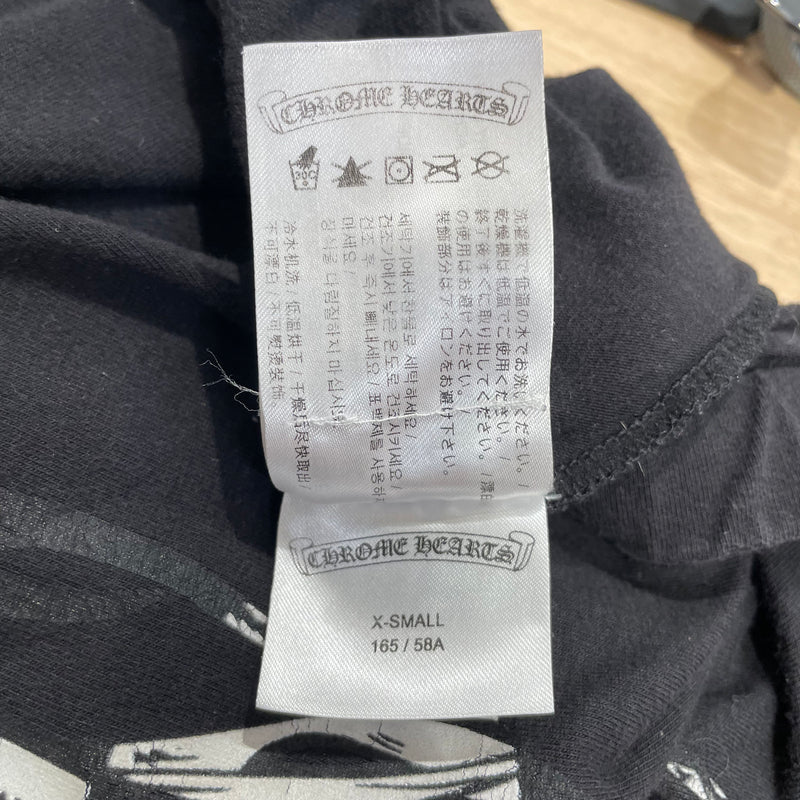 CHROME HEARTS/Shorts/XS/Graphic/Cotton/BLK/MATTY BOY BIKER SHORTS
