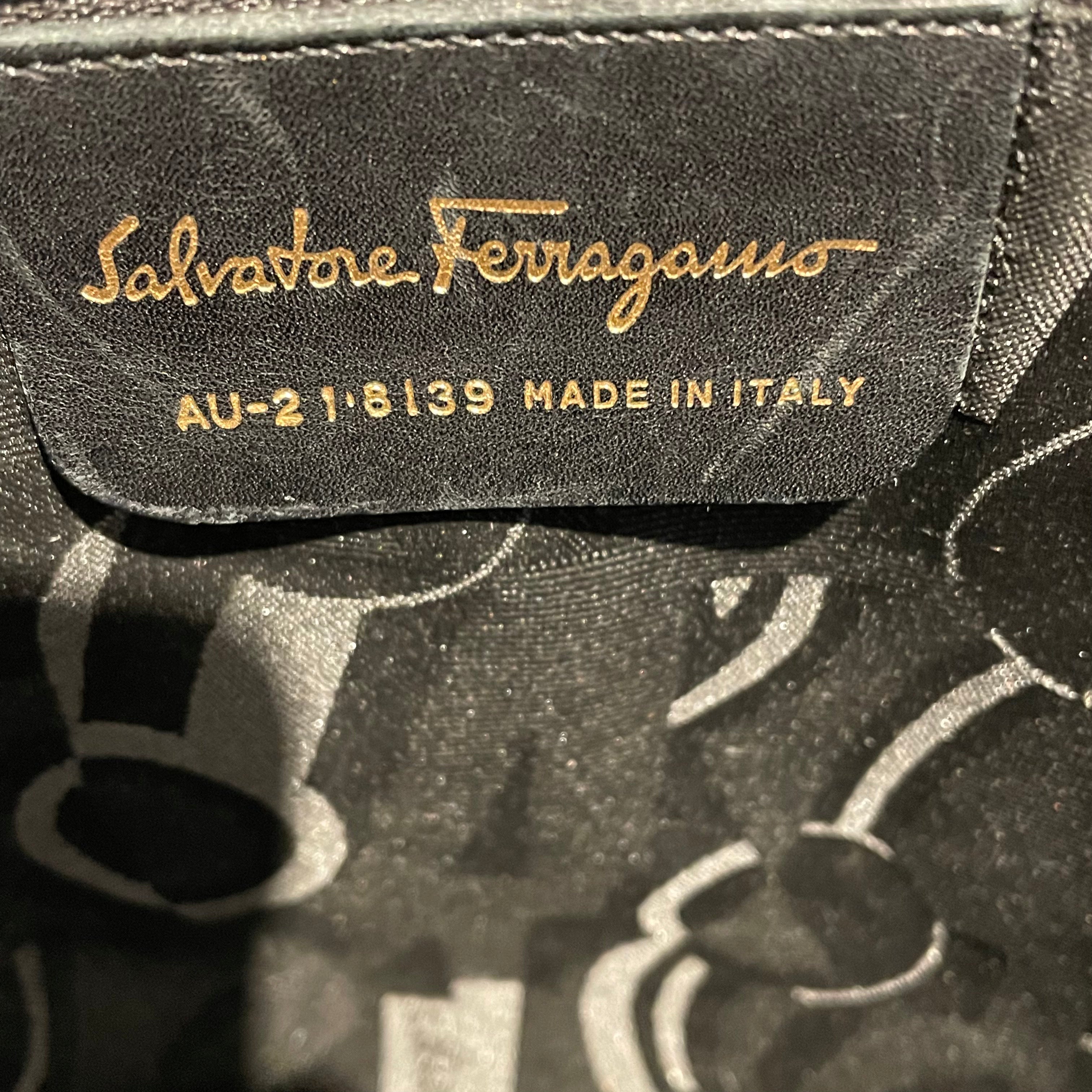 Salvatore Ferragamo/Hand Bag/Cotton/BLK/ view 5