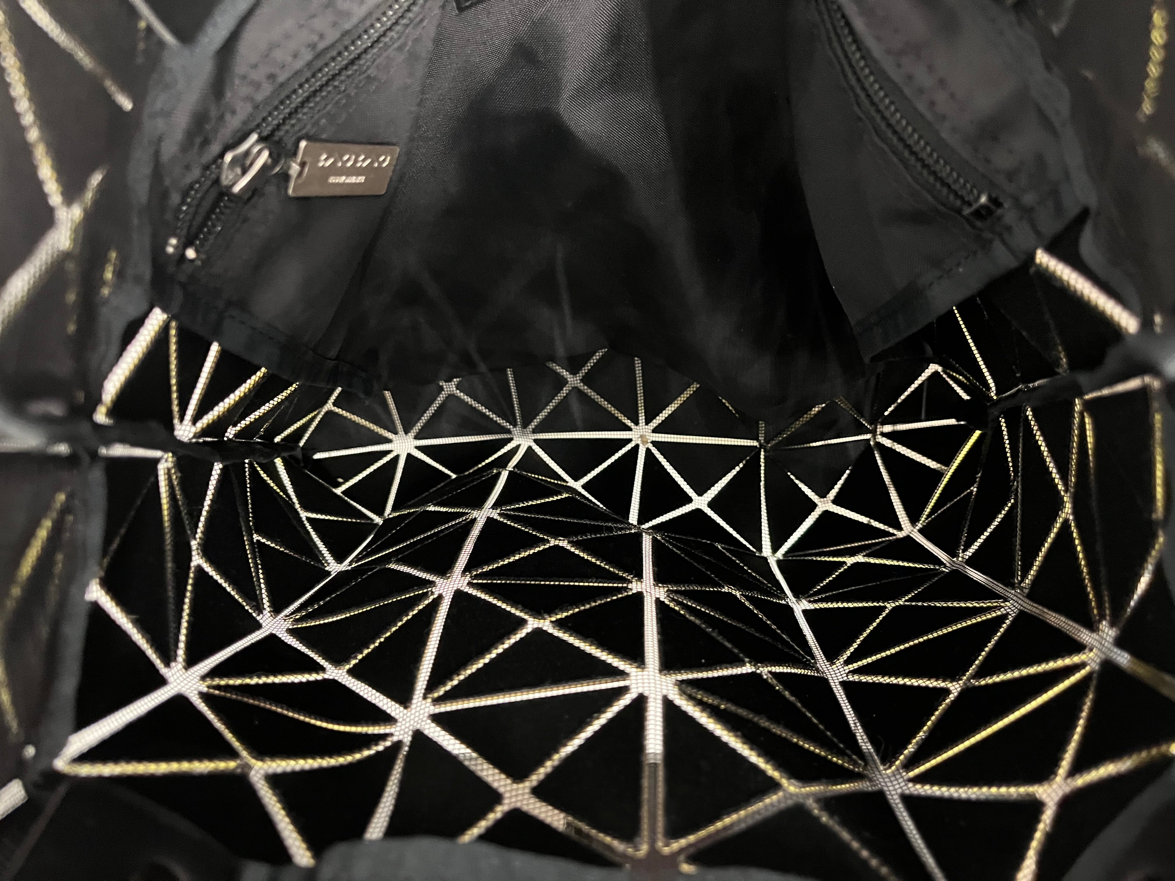 BAO BAO ISSEY MIYAKE/Tote Bag/YEL/RUBBER & MESH GEOMETRIC TOTE view 5
